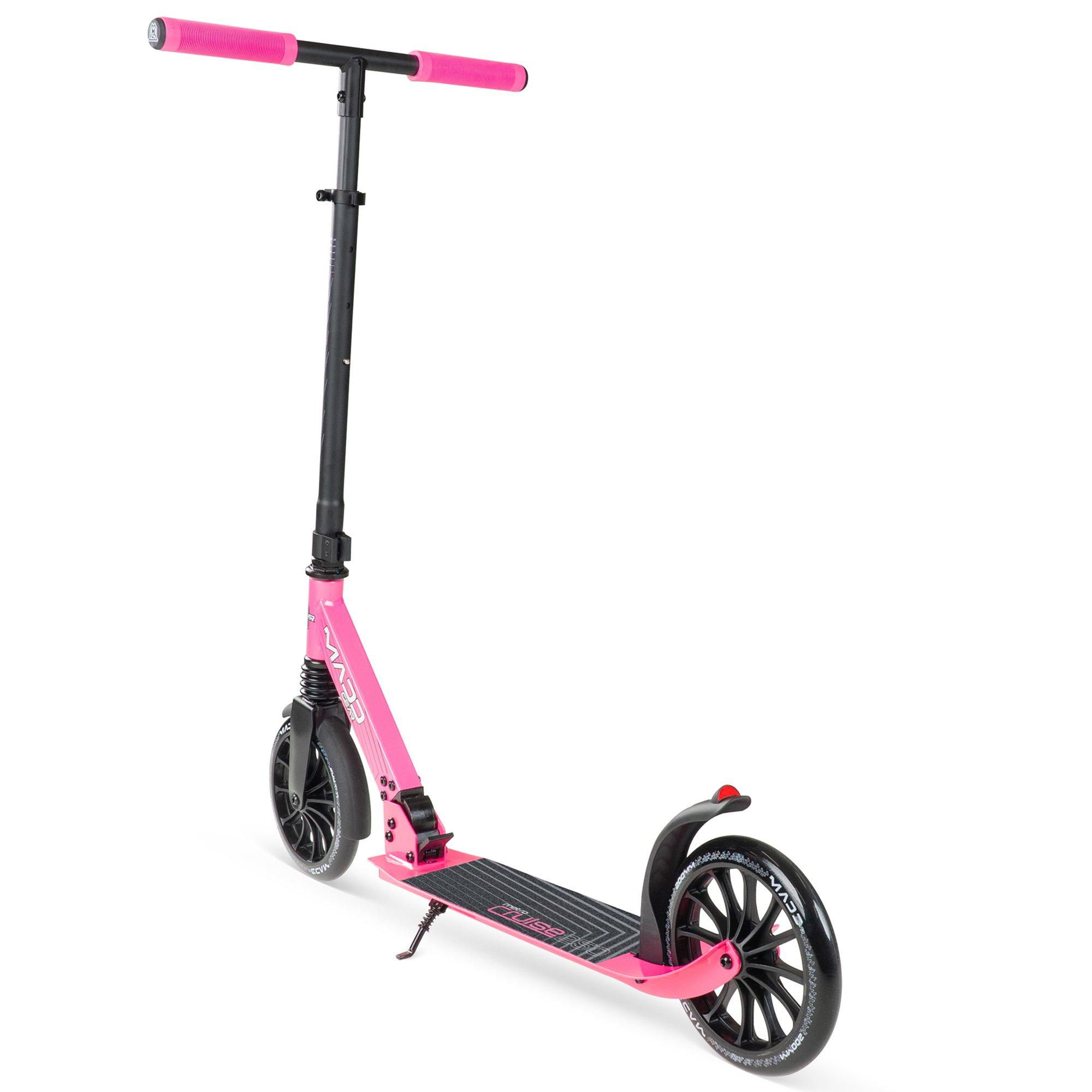Pink/Black - Madd Gear - METRO CRUISE BIG WHEEL FOLDING COMMUTER SCOOTER - 6