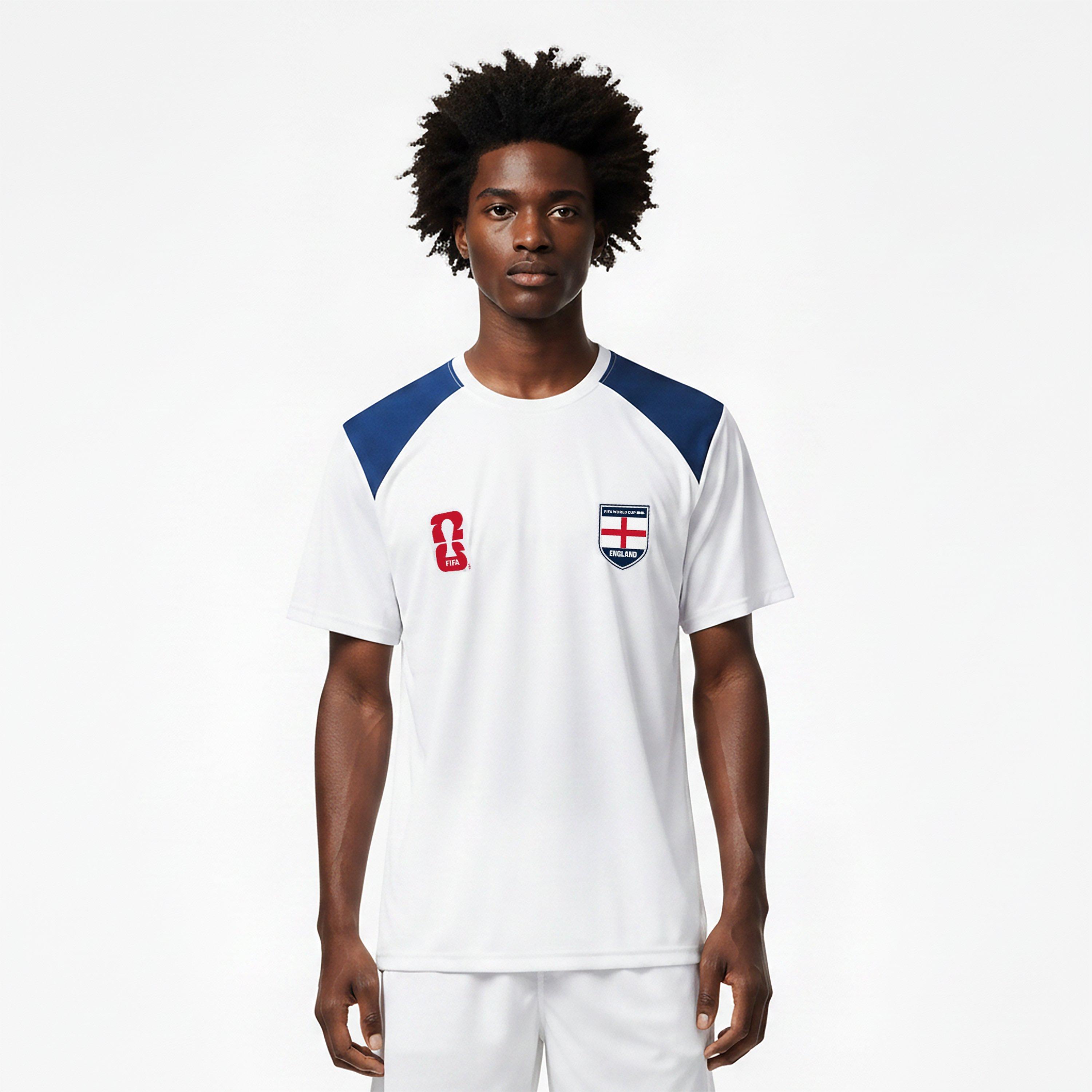 White - FIFA - Mens England FIFA World Cup 2026™ Short Sleeve T-Shirt - 3