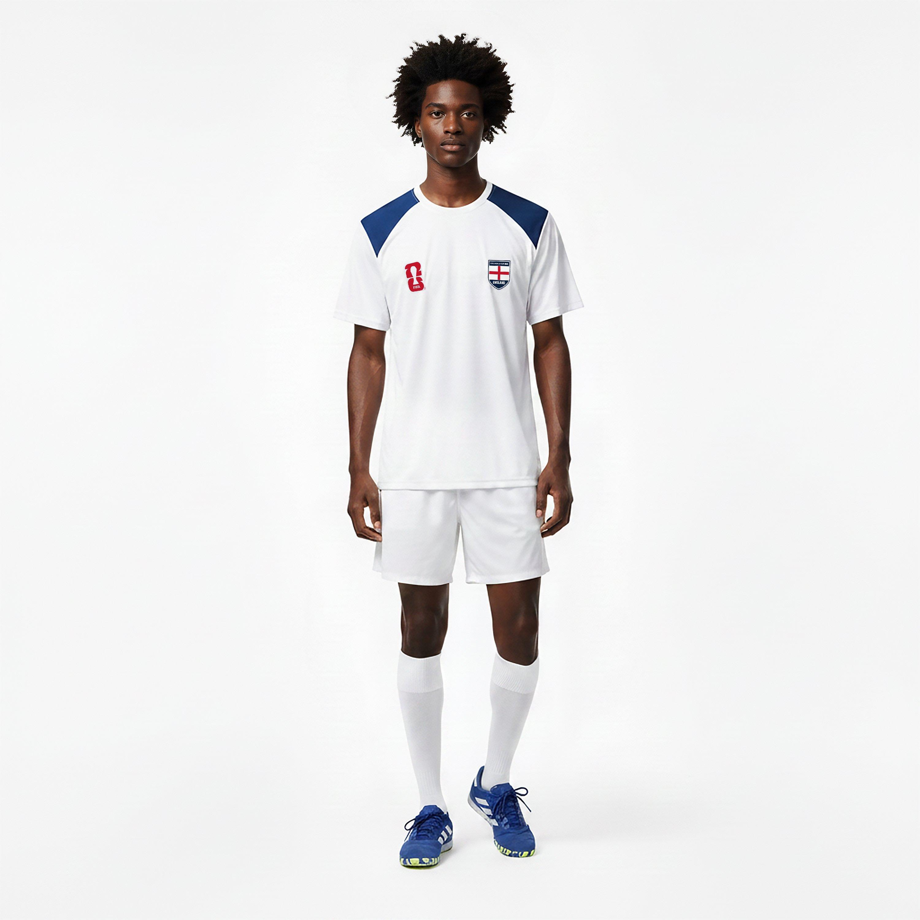 White - FIFA - Mens England FIFA World Cup 2026™ Short Sleeve T-Shirt - 5