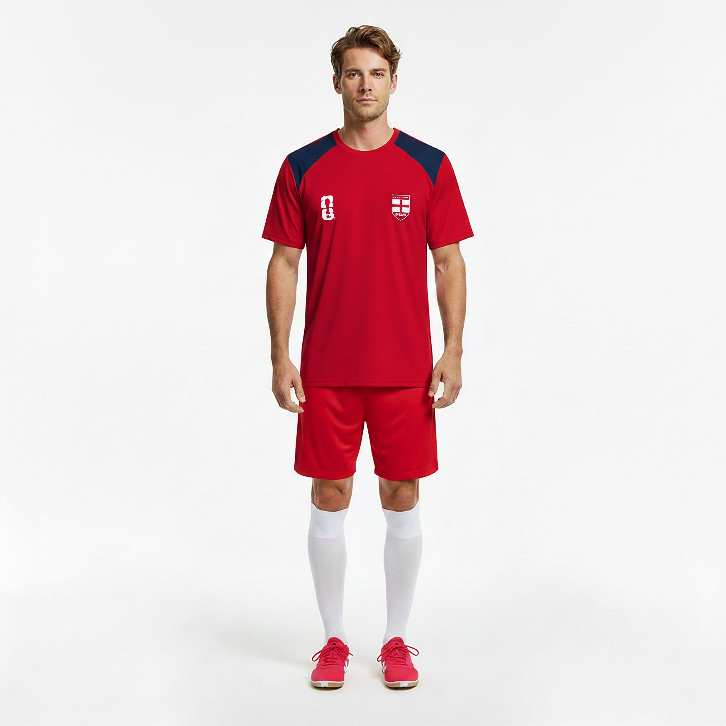 Red - FIFA - Mens England FIFA World Cup 2026™ Short Sleeve T-Shirt - 5
