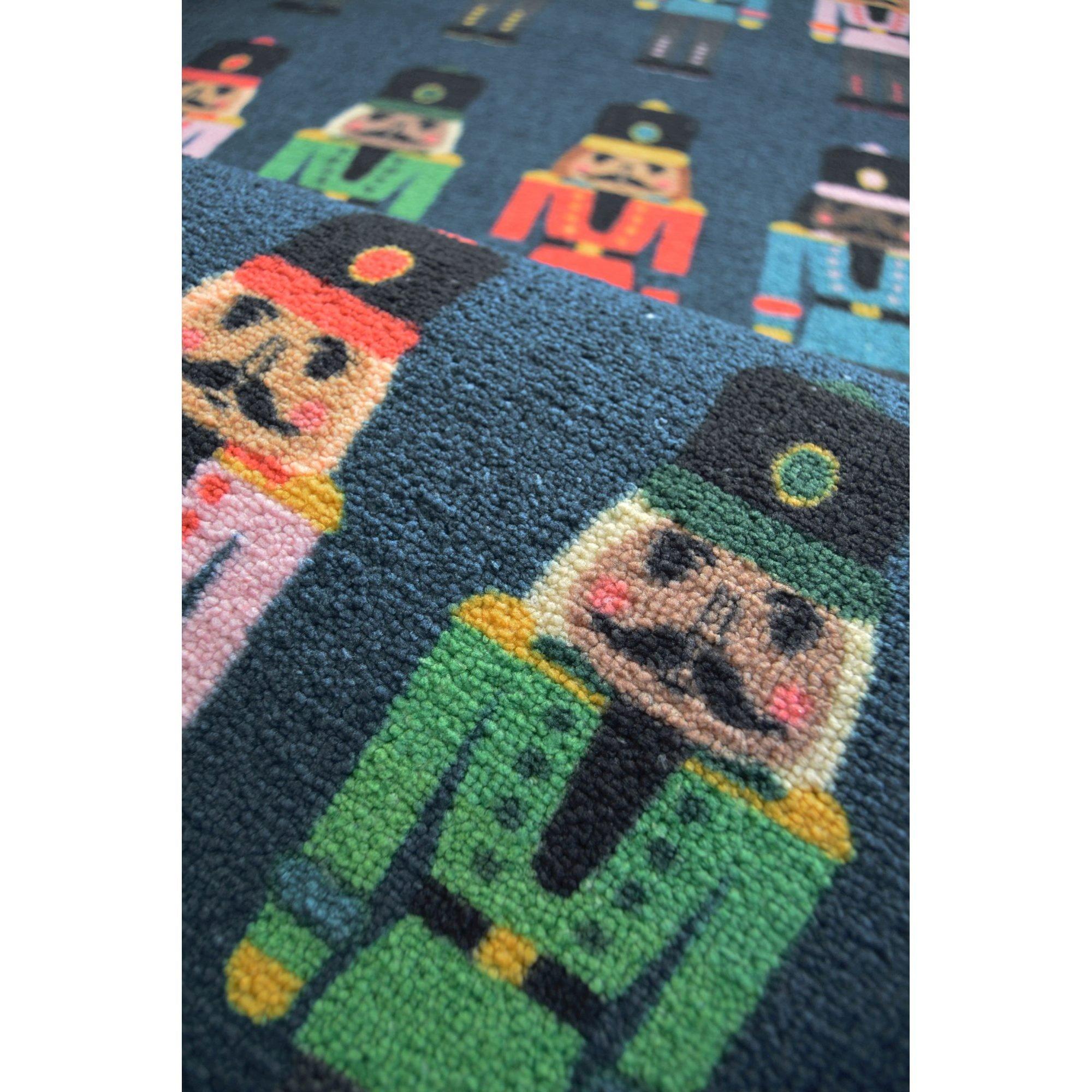 Navy - Homemaker - Nutcracker Festive Runner and Doormat - 3