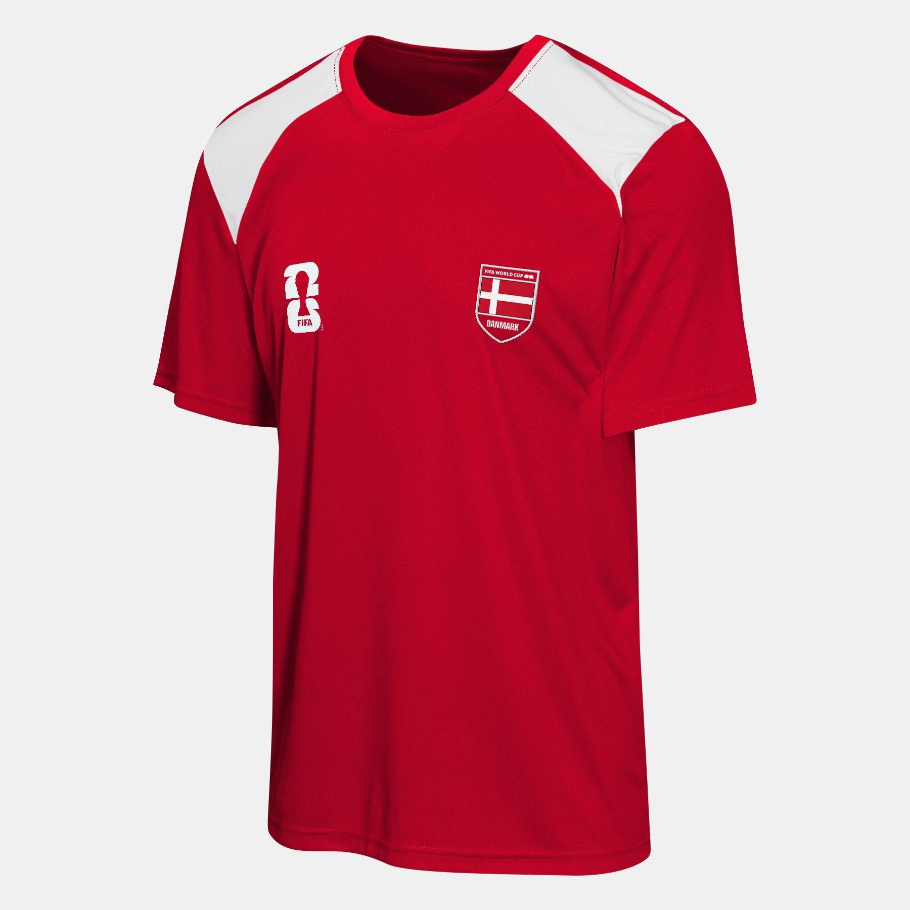 Red - FIFA - Mens Denmark FIFA World Cup 2026™ Short Sleeve T-Shirt - 1