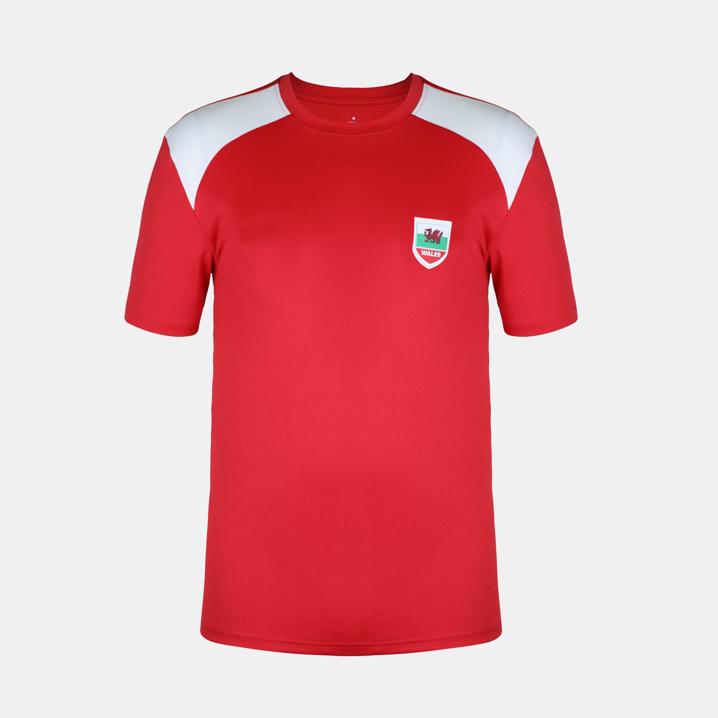 Red - FIFA - Mens Wales Short Sleeve T-Shirt - 1