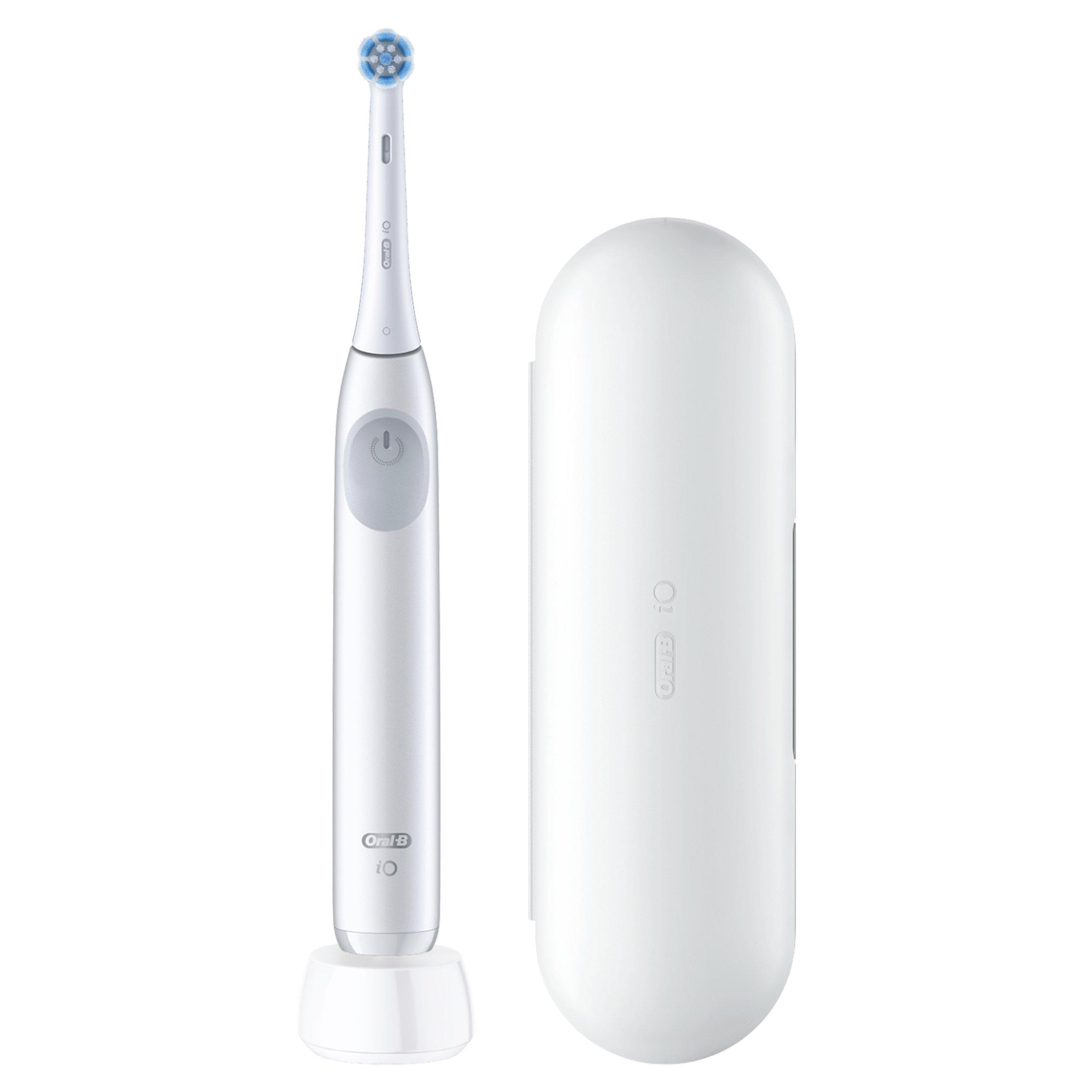 Oral B Oral-B iO2 White Electric Toothbrush + Travel Case | FRASERS