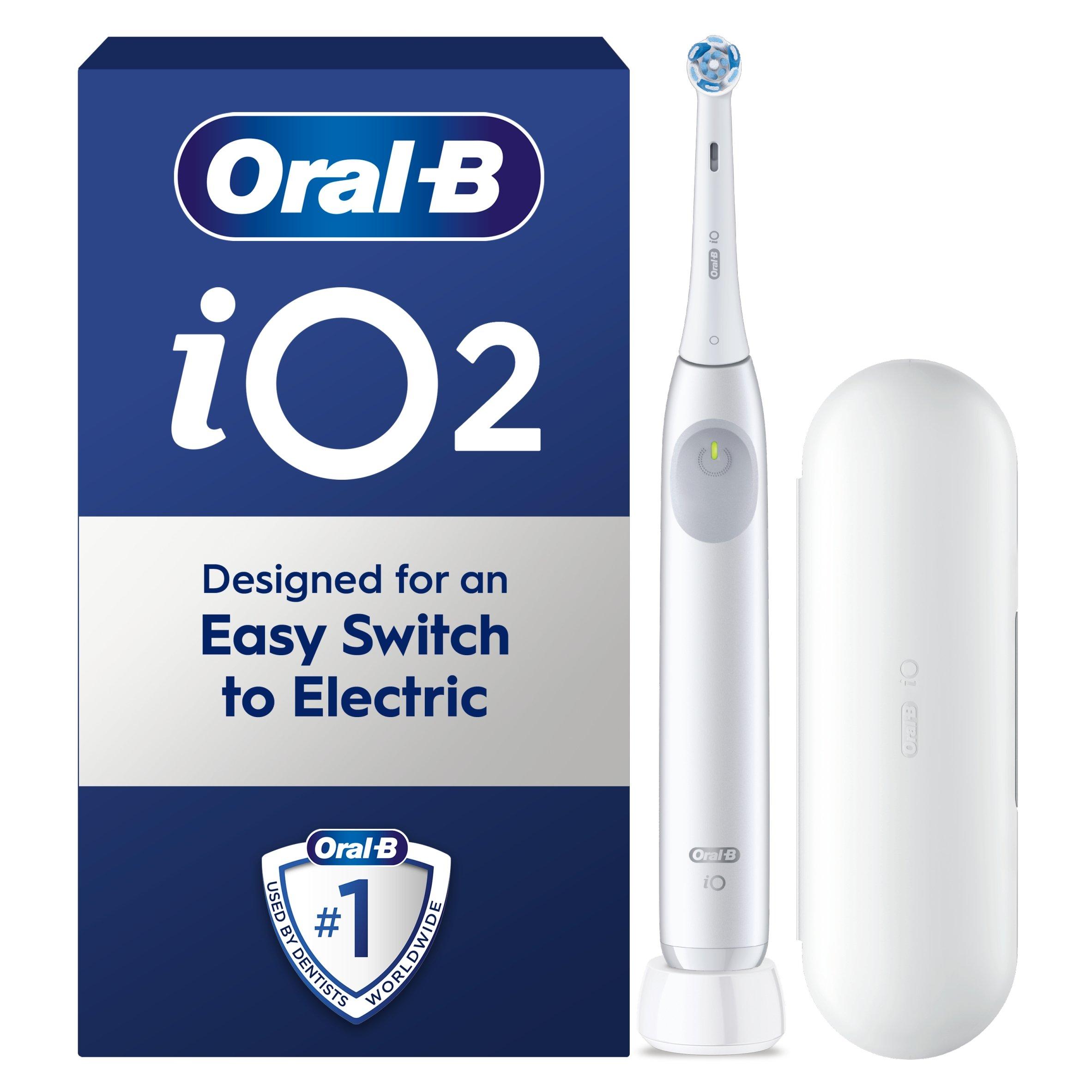 White - Oral B - Oral-B iO2 White Electric Toothbrush + Travel Case - 5
