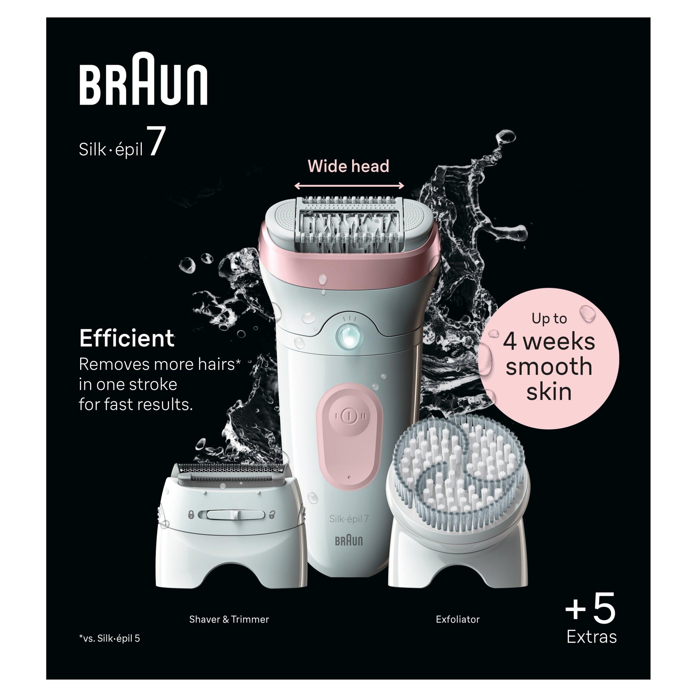 Braun Silk-epil 7, Epilator For Easy Hair Removal, Lasting Smooth Skin, 7-060, One Colour, Women - Image 10