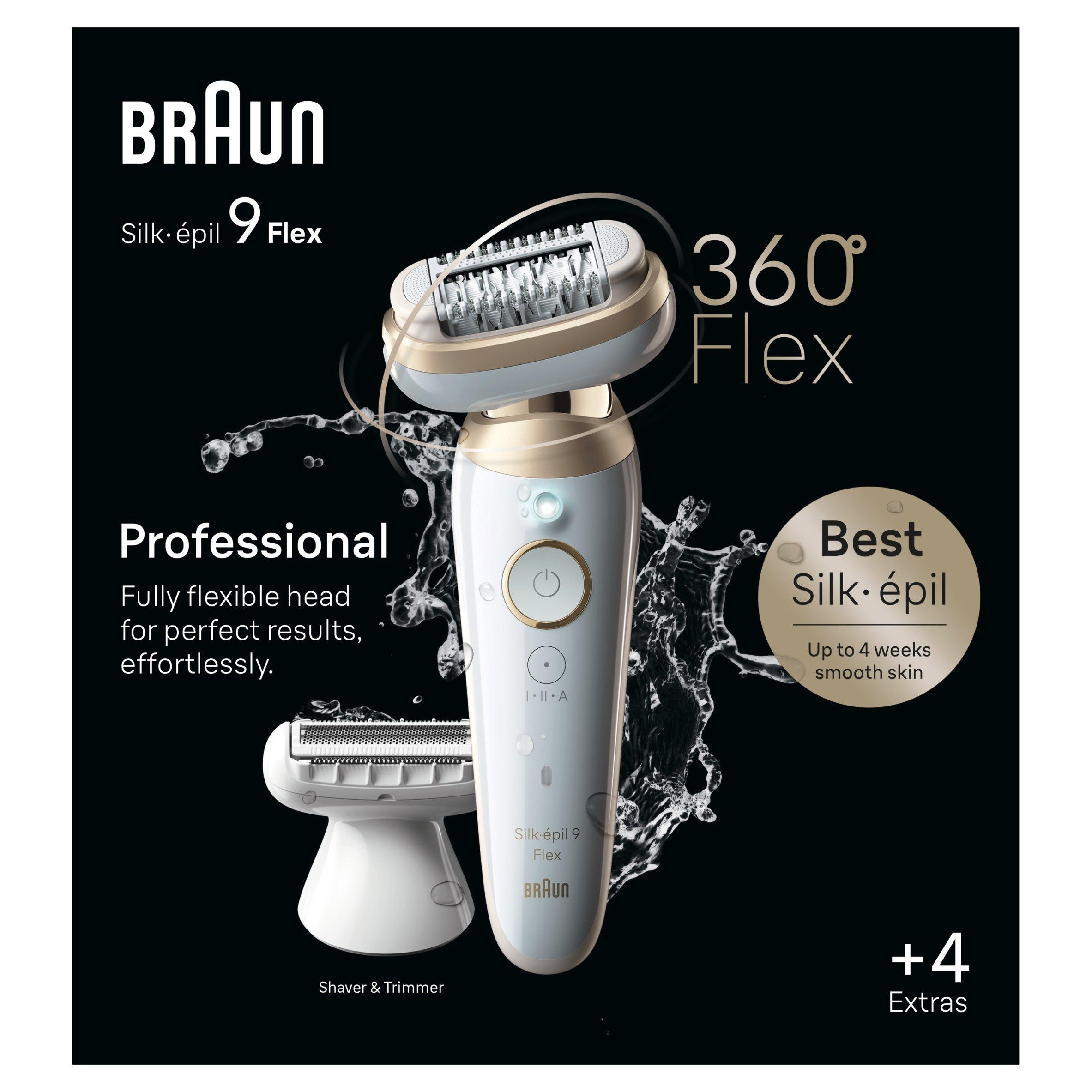 White - Braun - Braun Slk-epi 9 Flex SE9-041 Epilator - 2