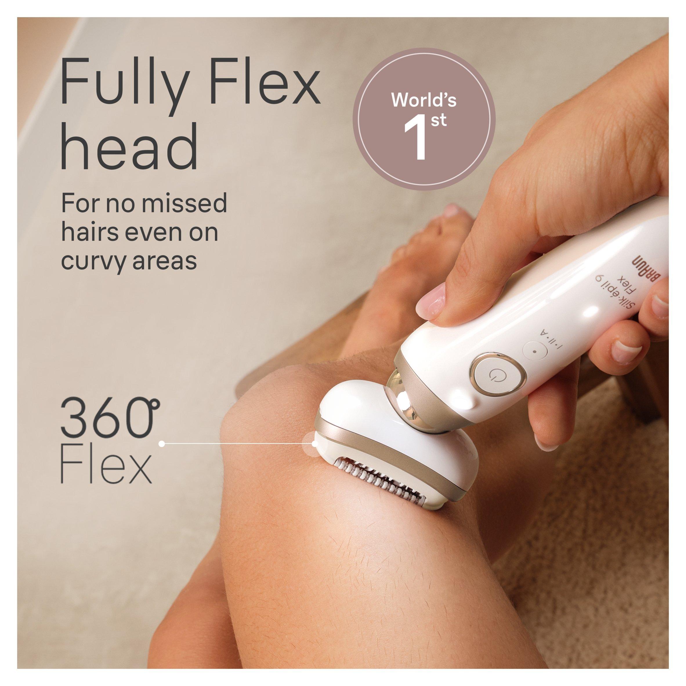 White - Braun - Braun Slk-epi 9 Flex SE9-041 Epilator - 4