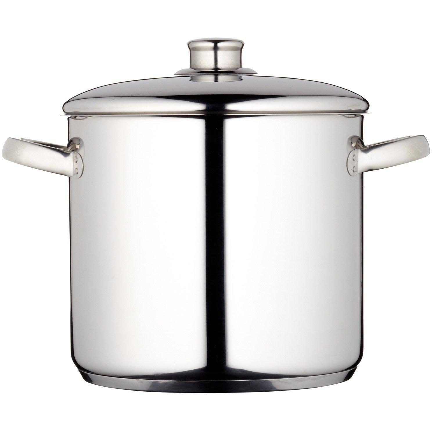 Masterclass  Stainless Steel Stockpot, 7L - Silver - 7L
