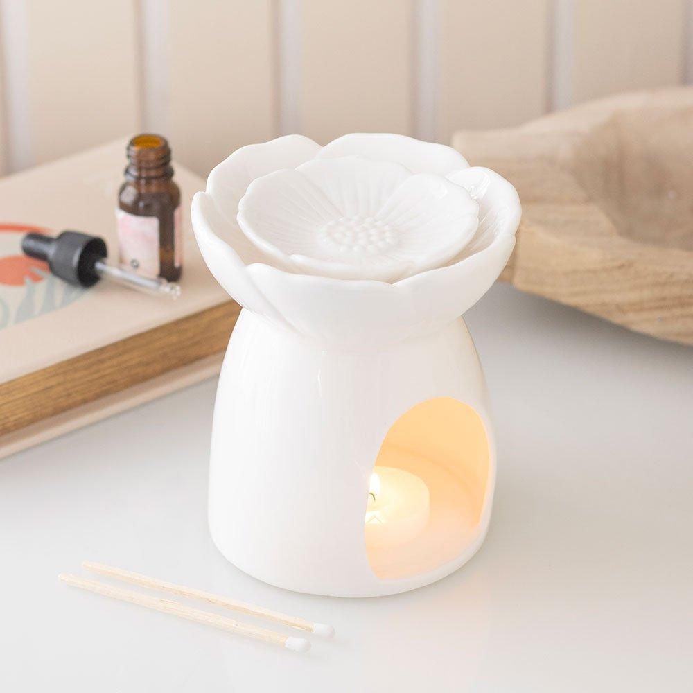 Something Different White Peony Oil Burner and Wax Warmer