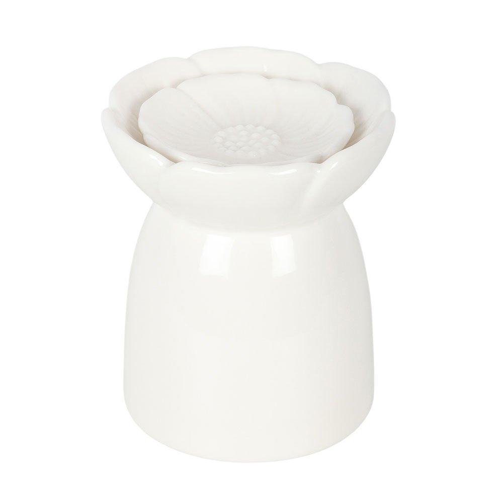 White - Something Different - White Peony Oil Burner and Wax Warmer - 2
