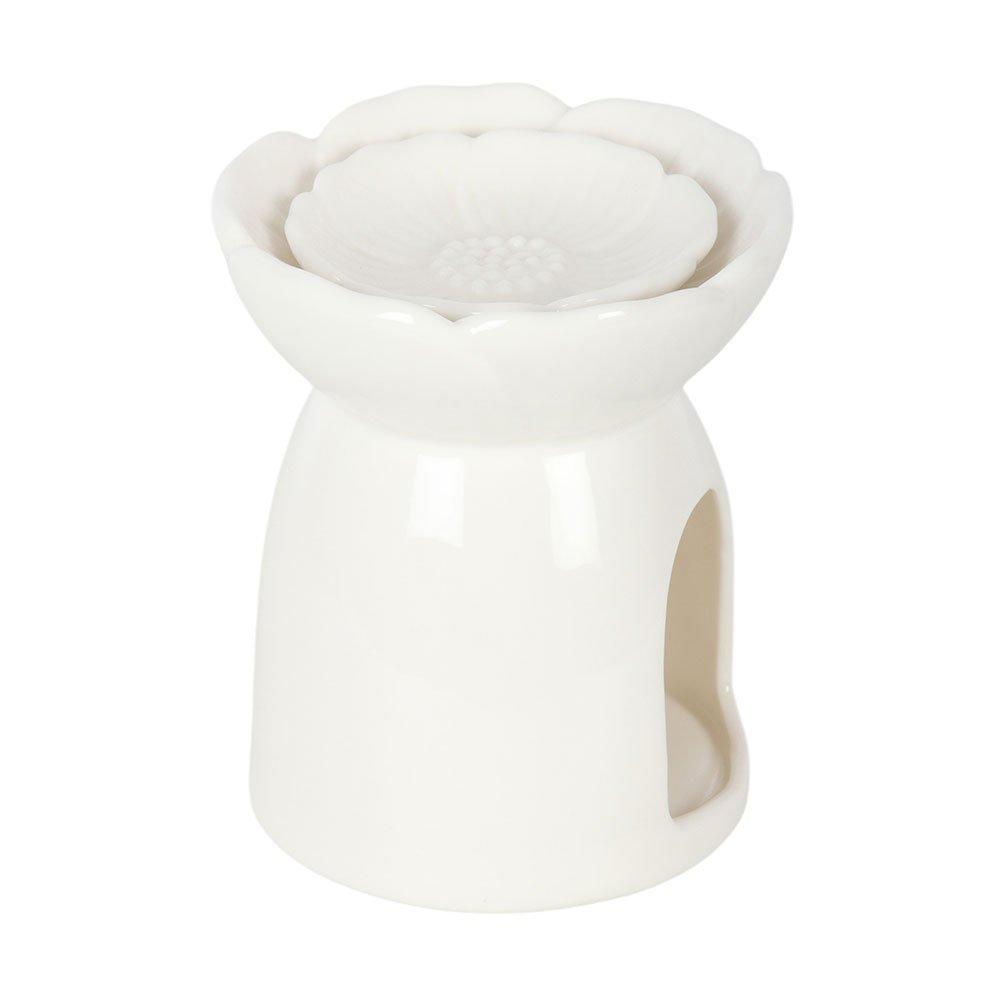 White - Something Different - White Peony Oil Burner and Wax Warmer - 3