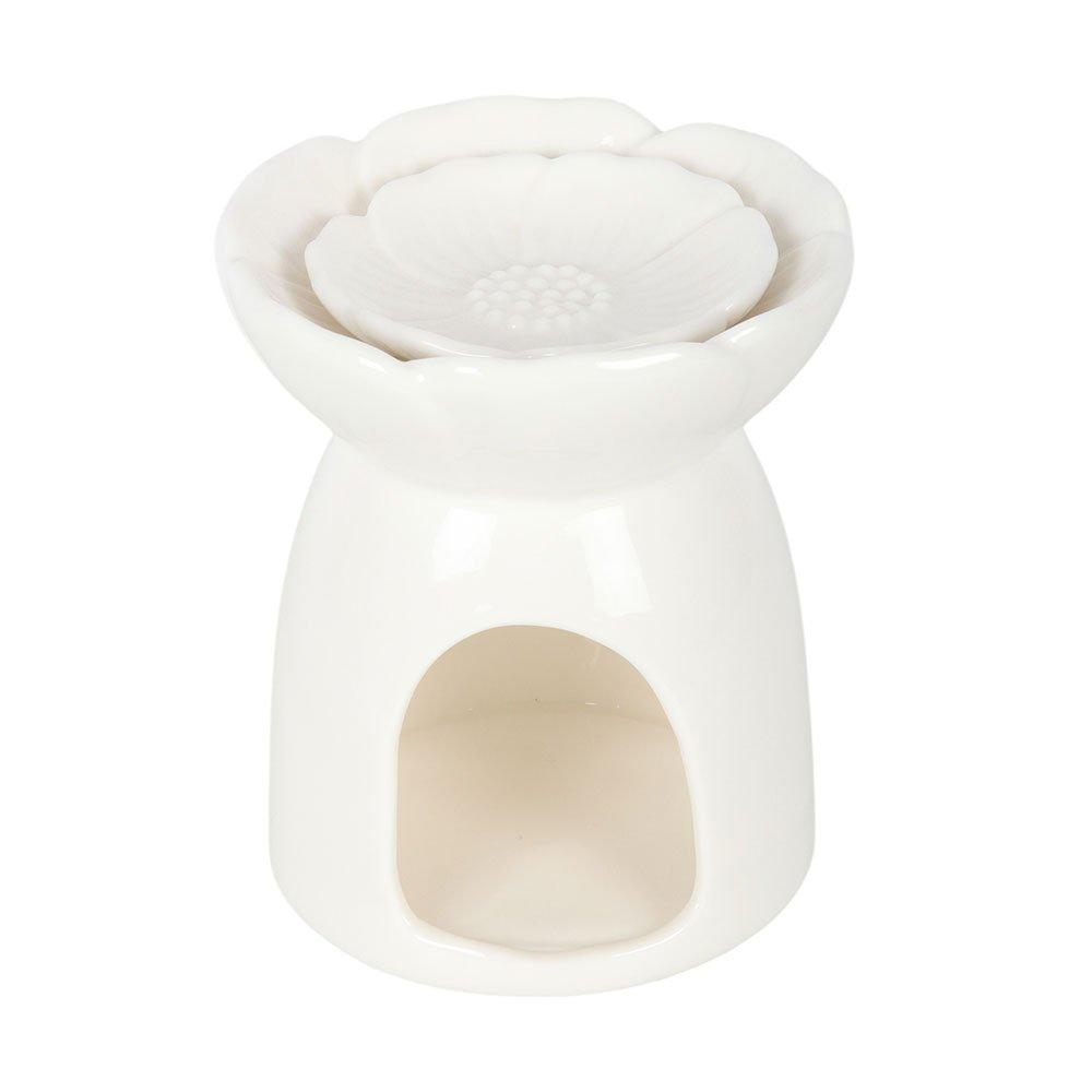 White - Something Different - White Peony Oil Burner and Wax Warmer - 4