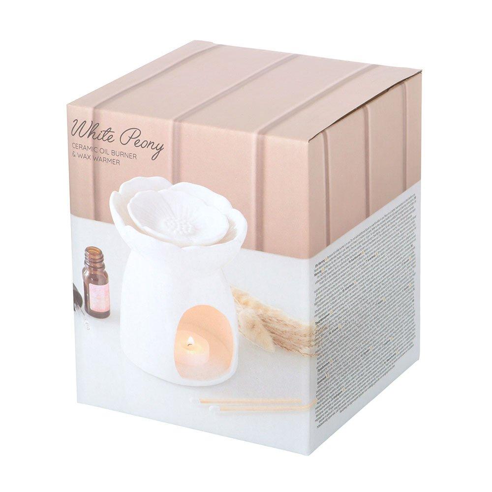White - Something Different - White Peony Oil Burner and Wax Warmer - 5