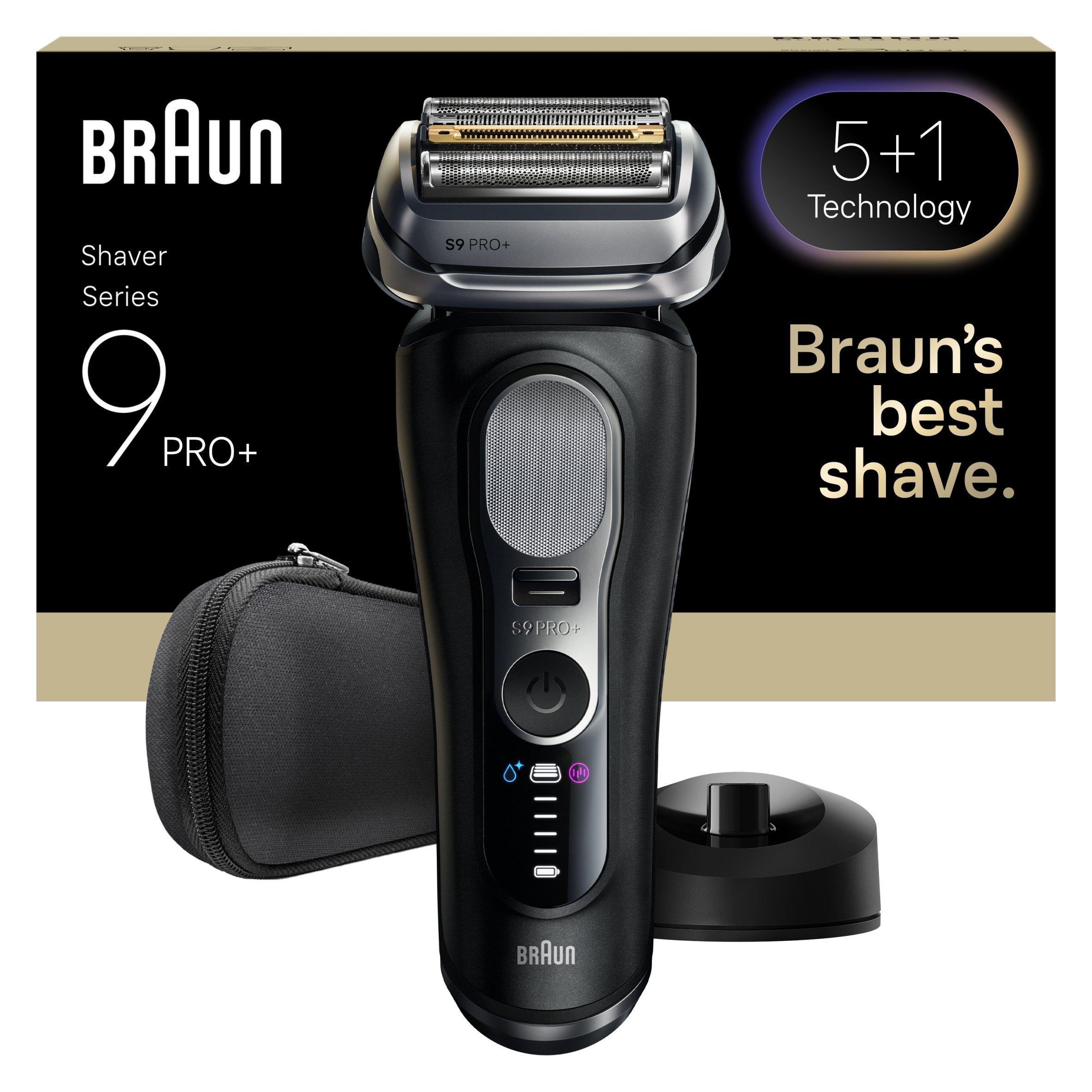 Black - Braun - Braun Series 9 PRO+ Electric Shaver 9610S Black - 1
