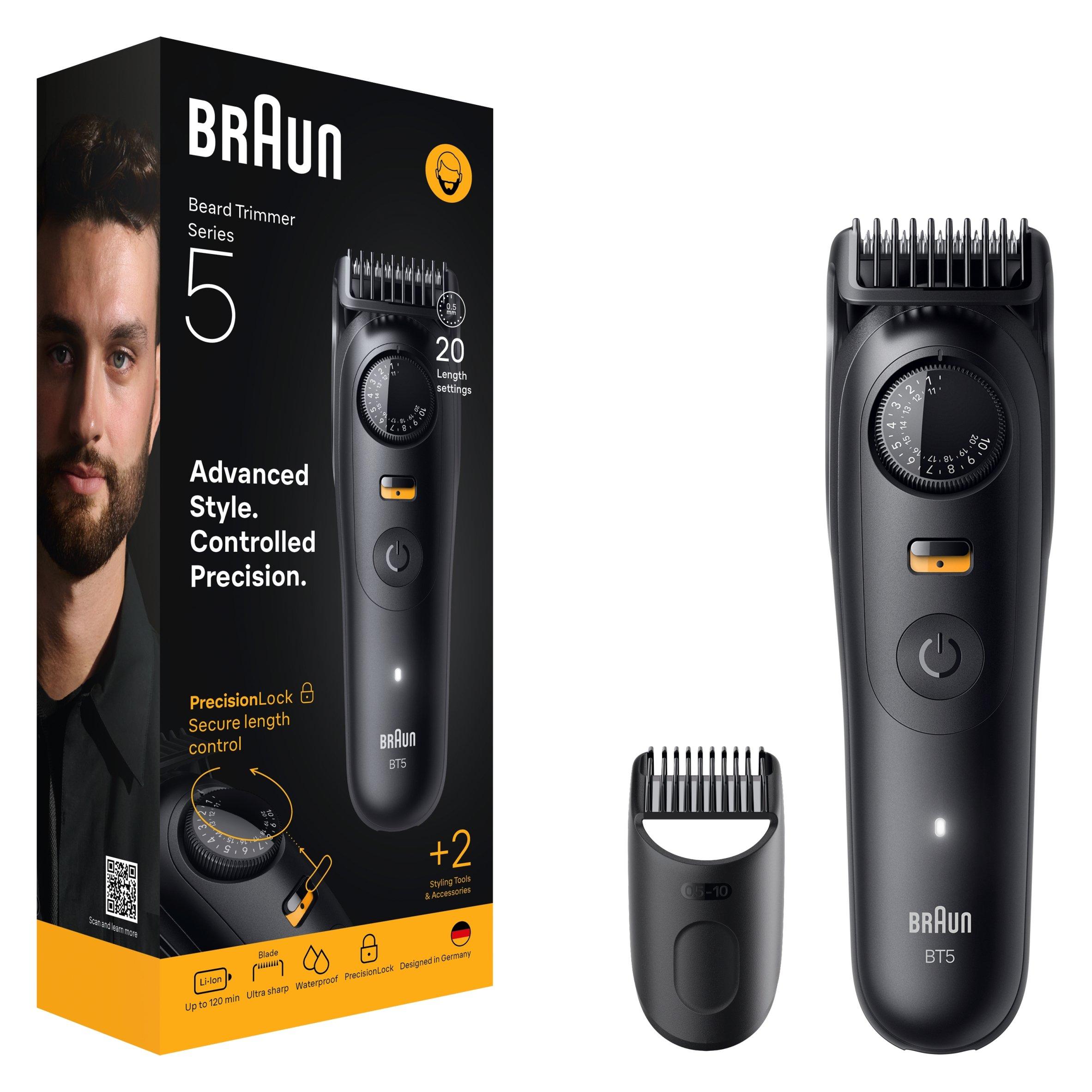Black - Braun - Braun BT5500 Beard Trimmer BLKMAT - 1