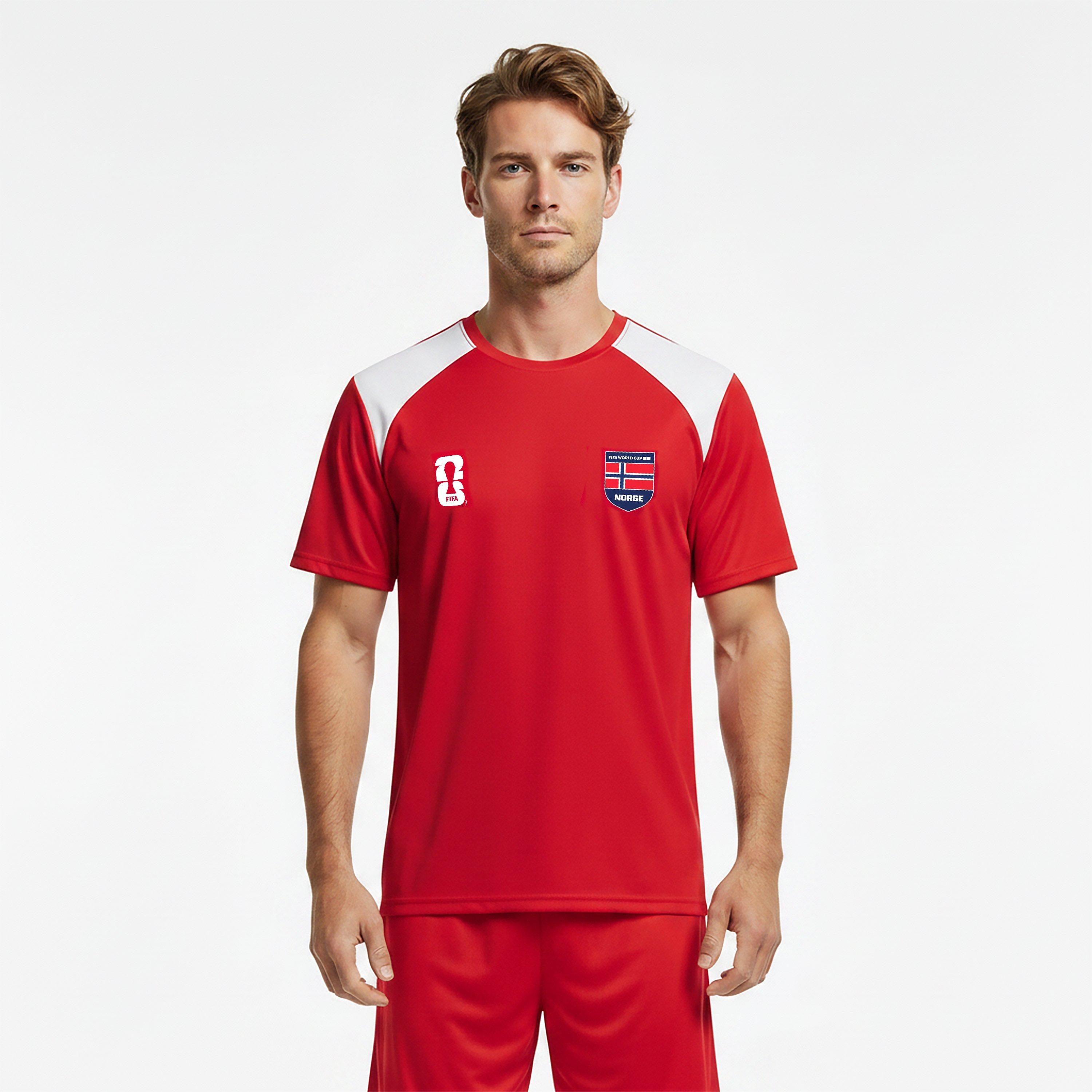 Rot - FIFA - Mens Norway FIFA World Cup 2026 Short Sleeve T-Shirt - 3
