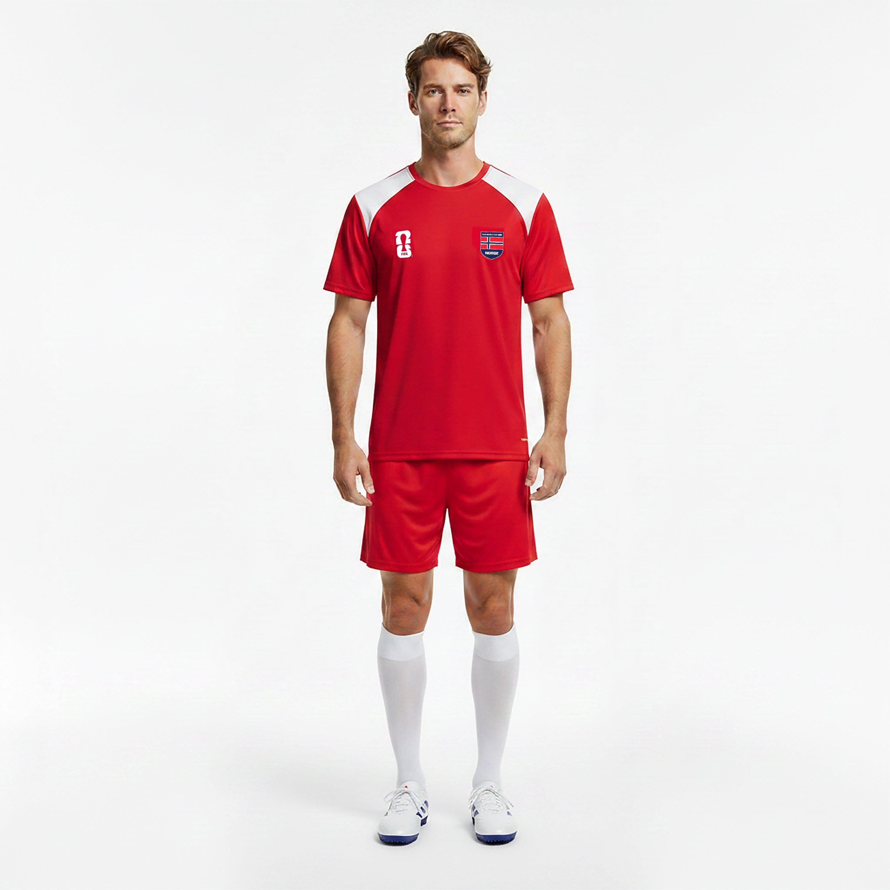 Rot - FIFA - Mens Norway FIFA World Cup 2026 Short Sleeve T-Shirt - 5