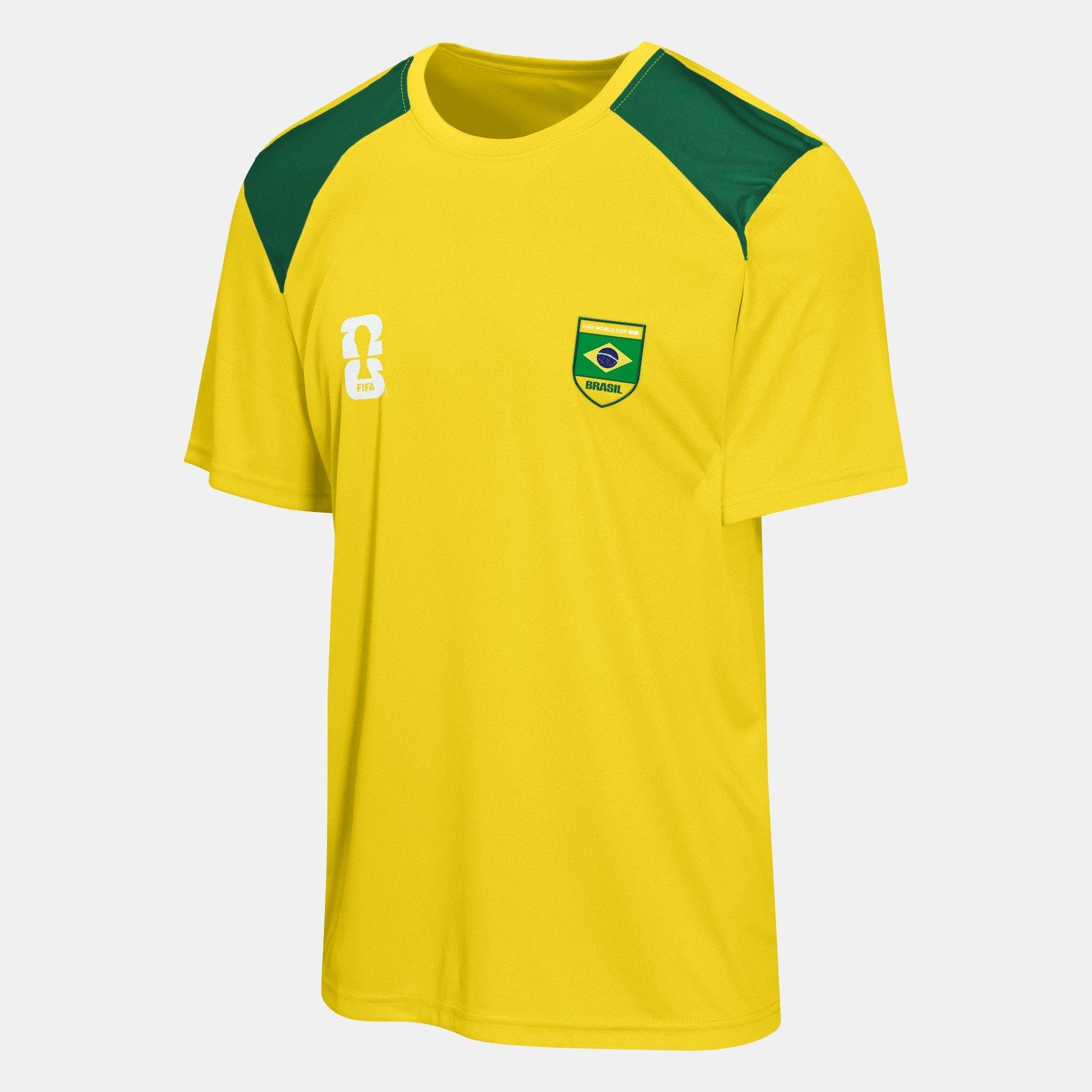 Gul - FIFA - Mens Brazil FIFA World Cup 2026™ Short Sleeve T-Shirt - 1