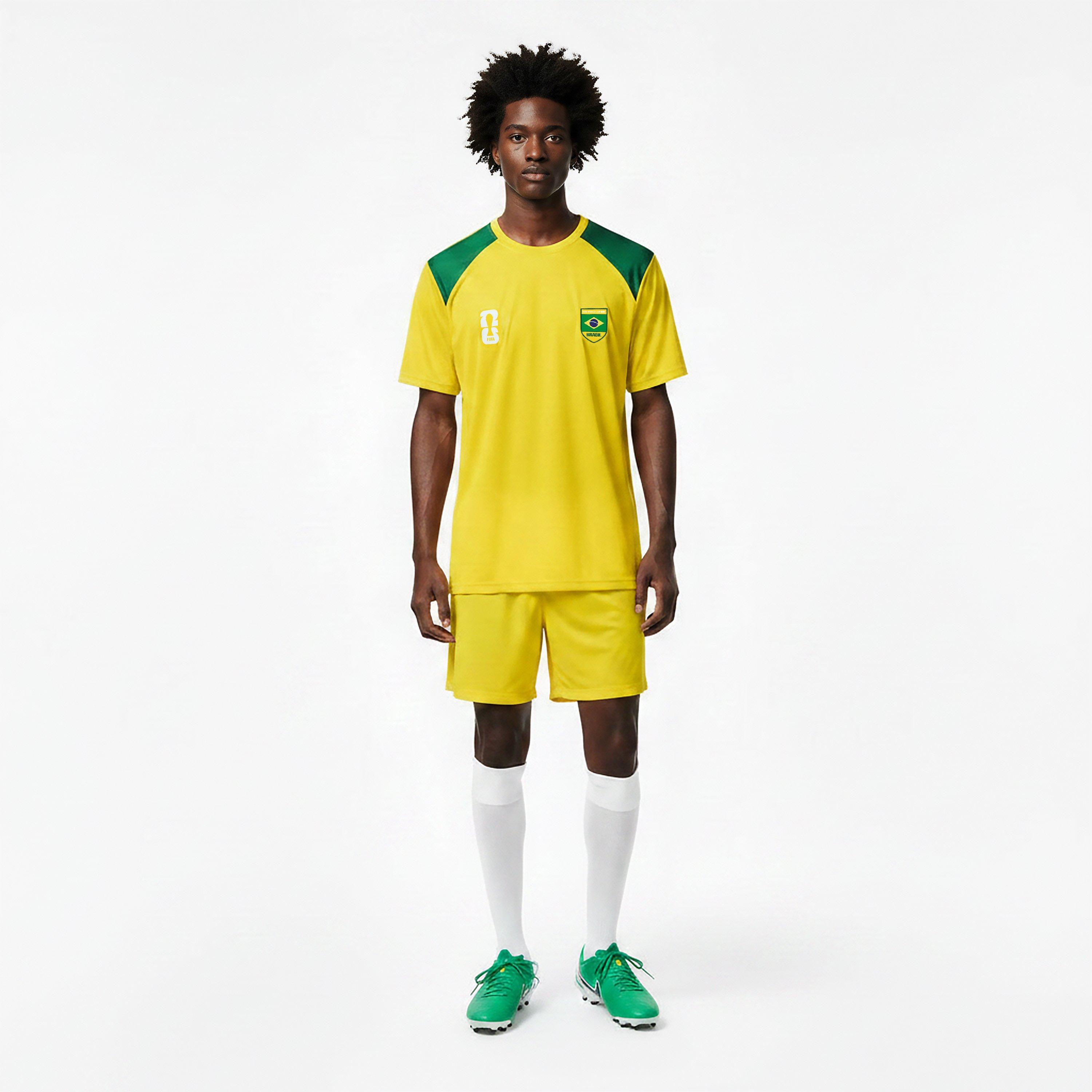Gelb - FIFA - Mens Brazil FIFA World Cup 2026™ Short Sleeve T-Shirt - 5