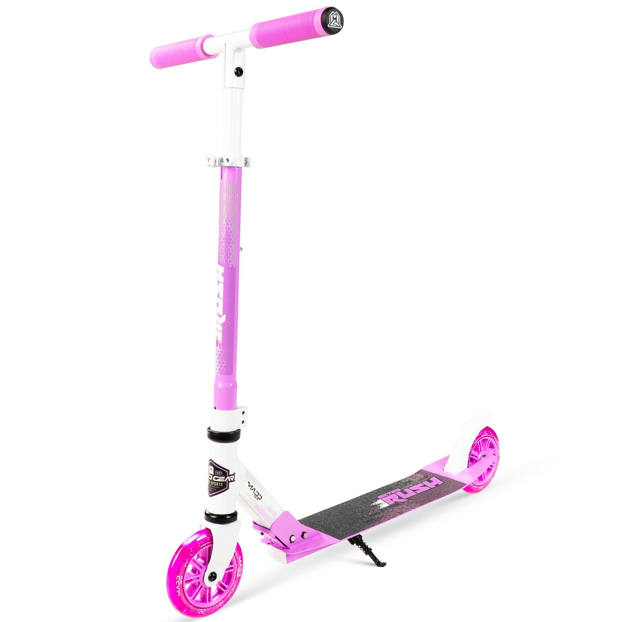 White/Purple - Madd Gear - RUSH 125 SCOOTER with LIGHT UP WHEELS - 1