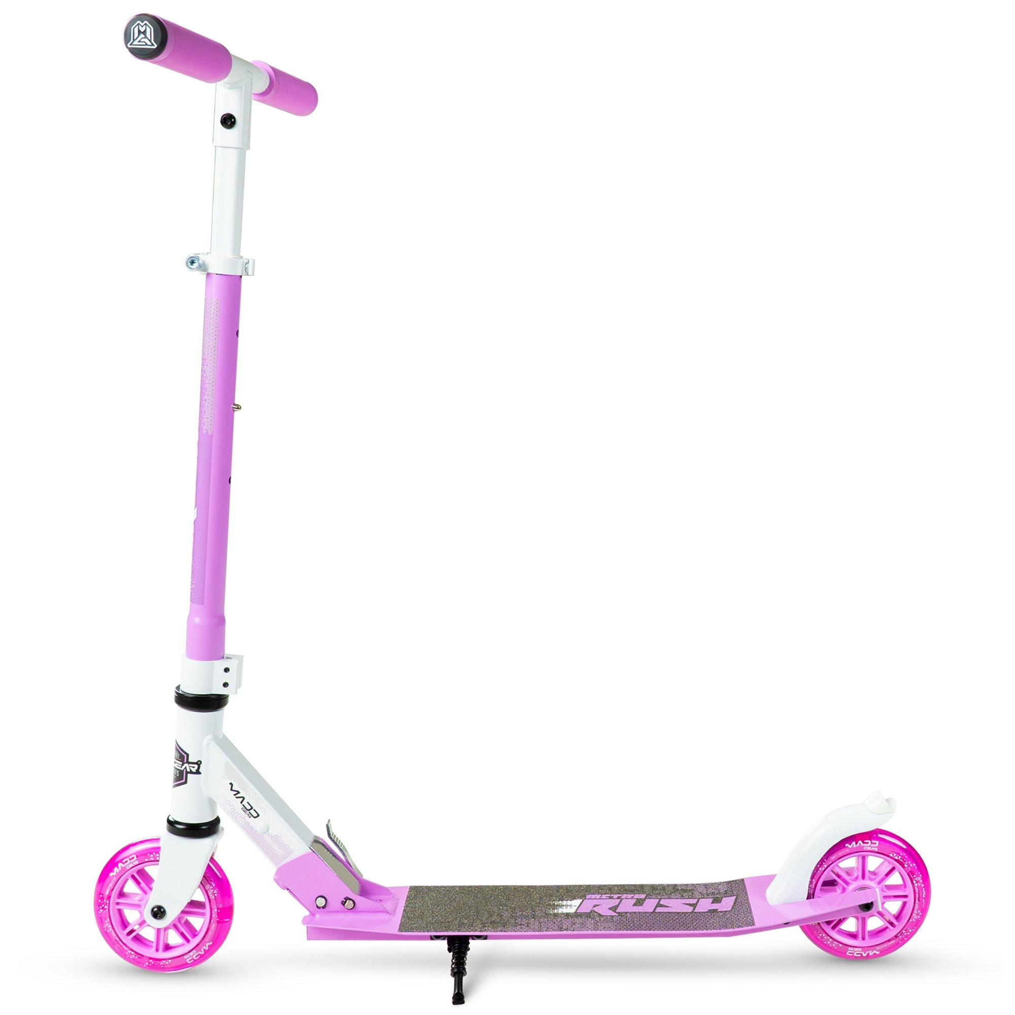 White/Purple - Madd Gear - RUSH 125 SCOOTER with LIGHT UP WHEELS - 2