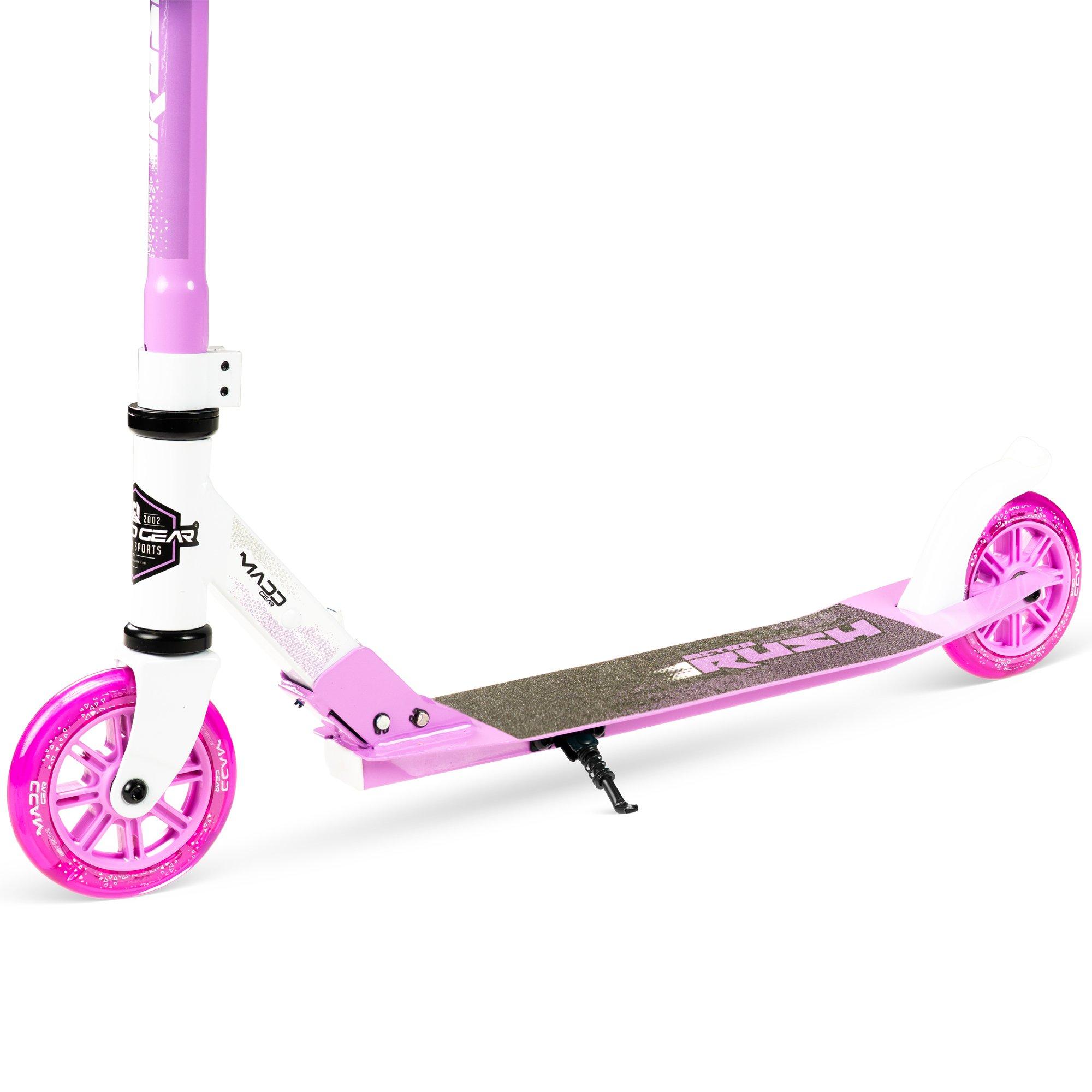 White/Purple - Madd Gear - RUSH 125 SCOOTER with LIGHT UP WHEELS - 7