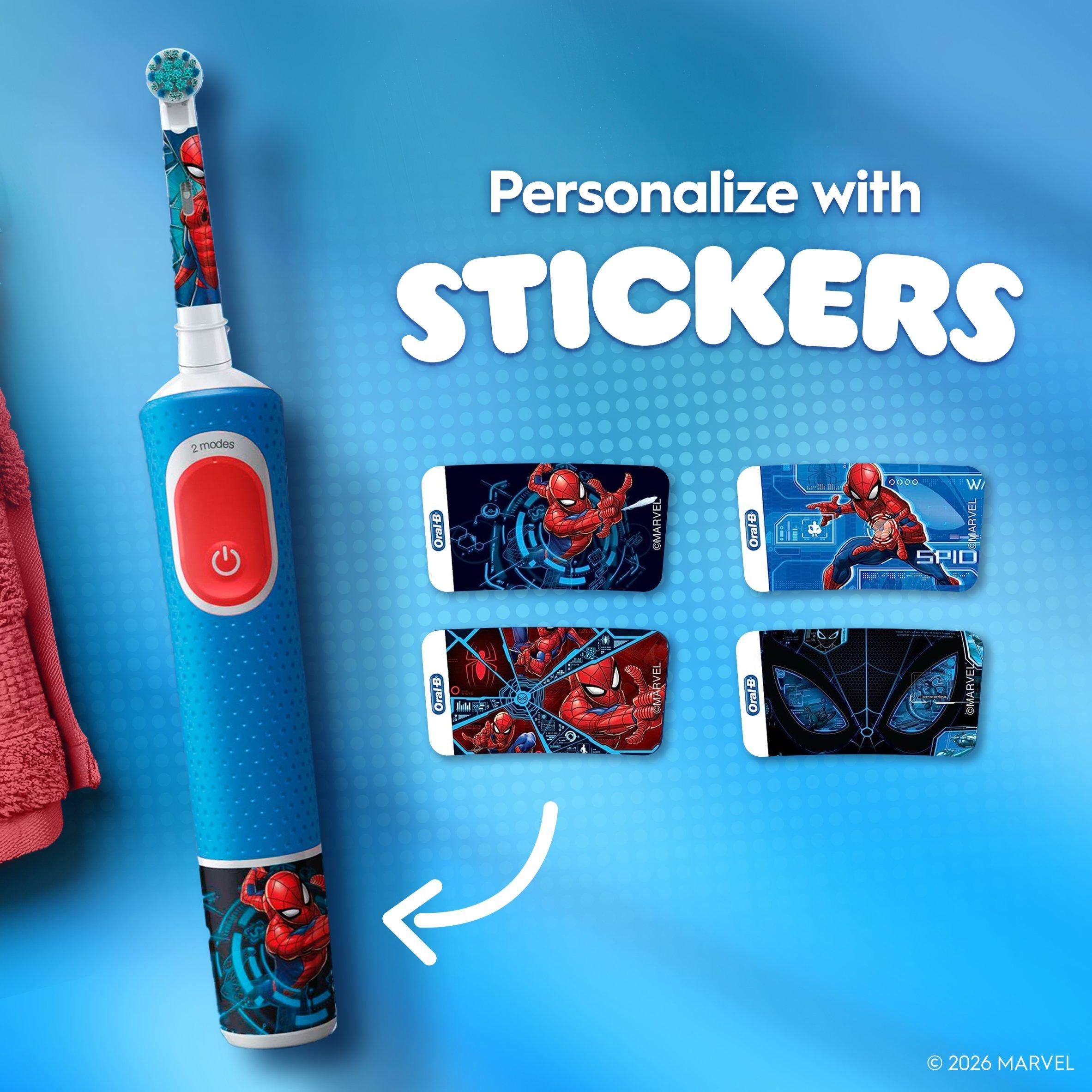 Oral B Oral-B Kids Spiderman Vitality Pro Toothbrush | Sports Direct