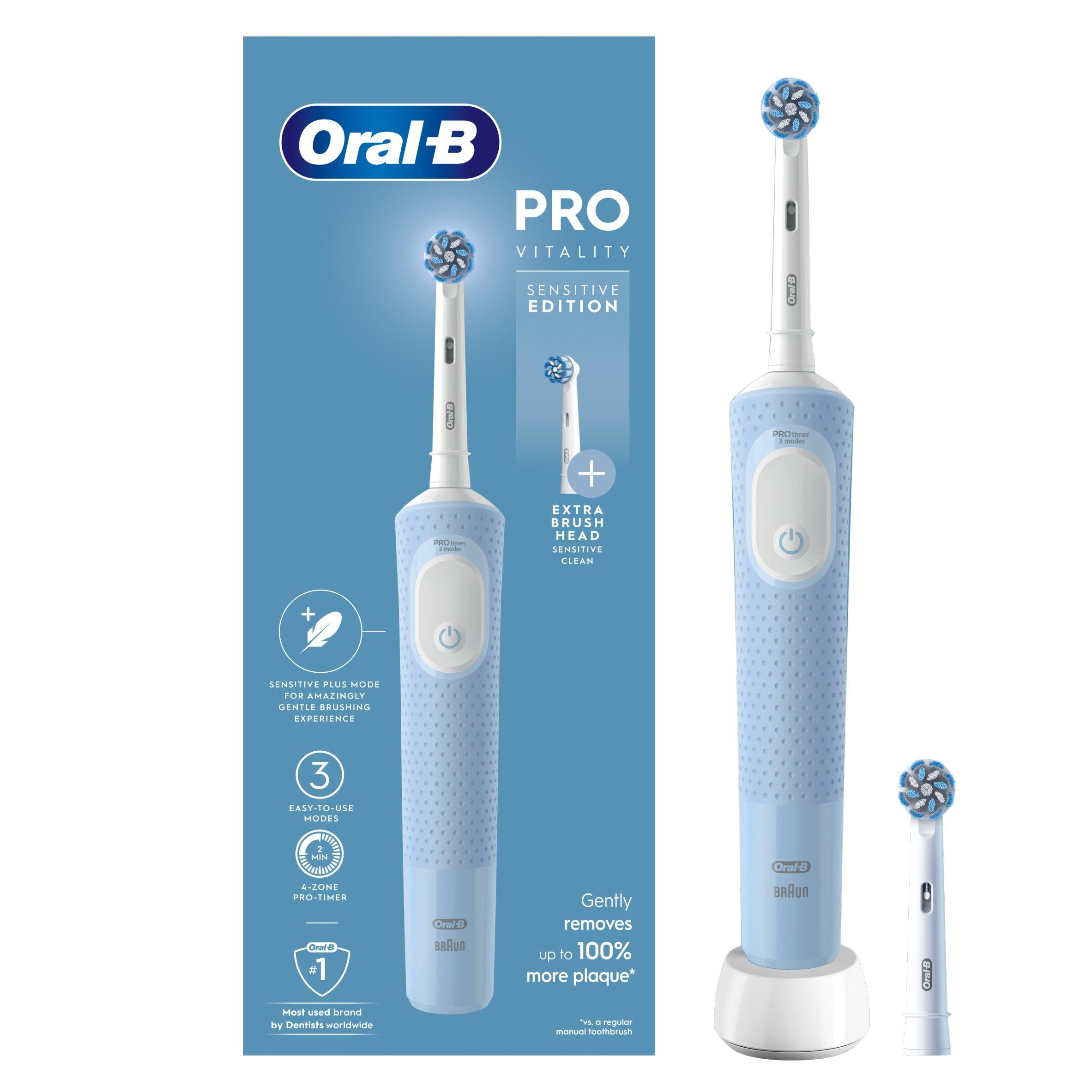 Blue - Oral B - Oral-B Vitality Pro Blue Rechargeable Toothbrush - 1