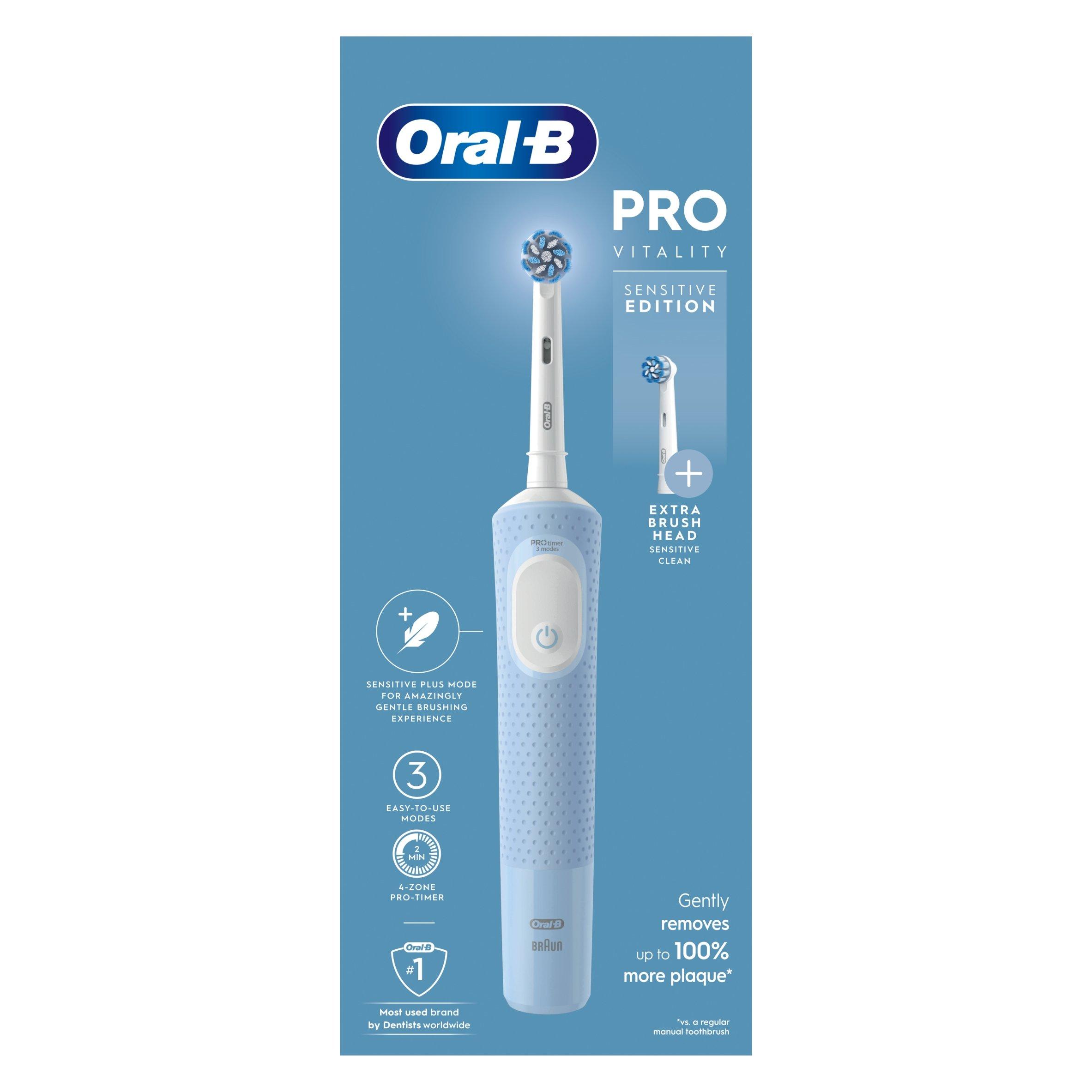 Blue - Oral B - Oral-B Vitality Pro Blue Rechargeable Toothbrush - 2