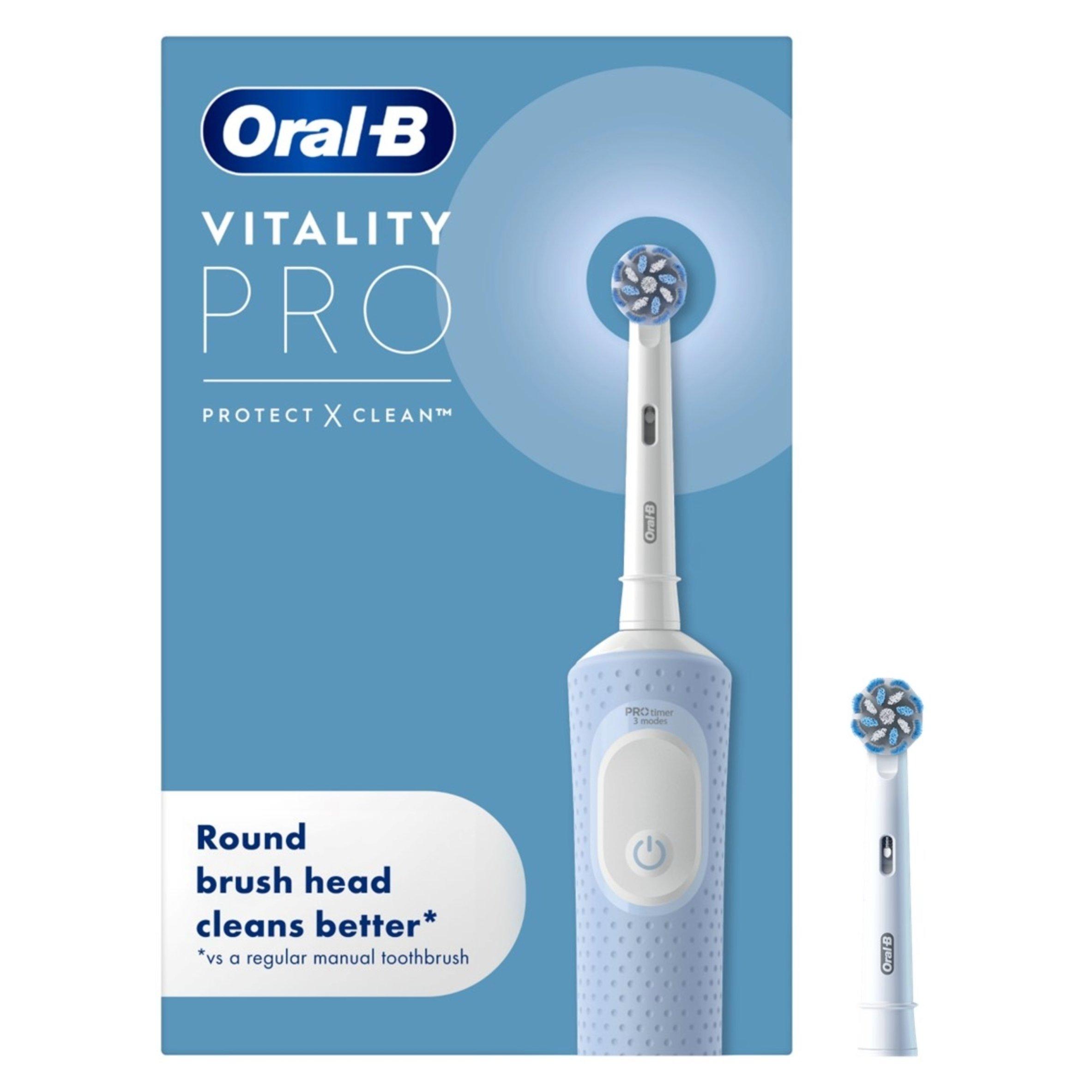 Blue - Oral B - Oral-B Vitality Pro Blue Rechargeable Toothbrush - 5