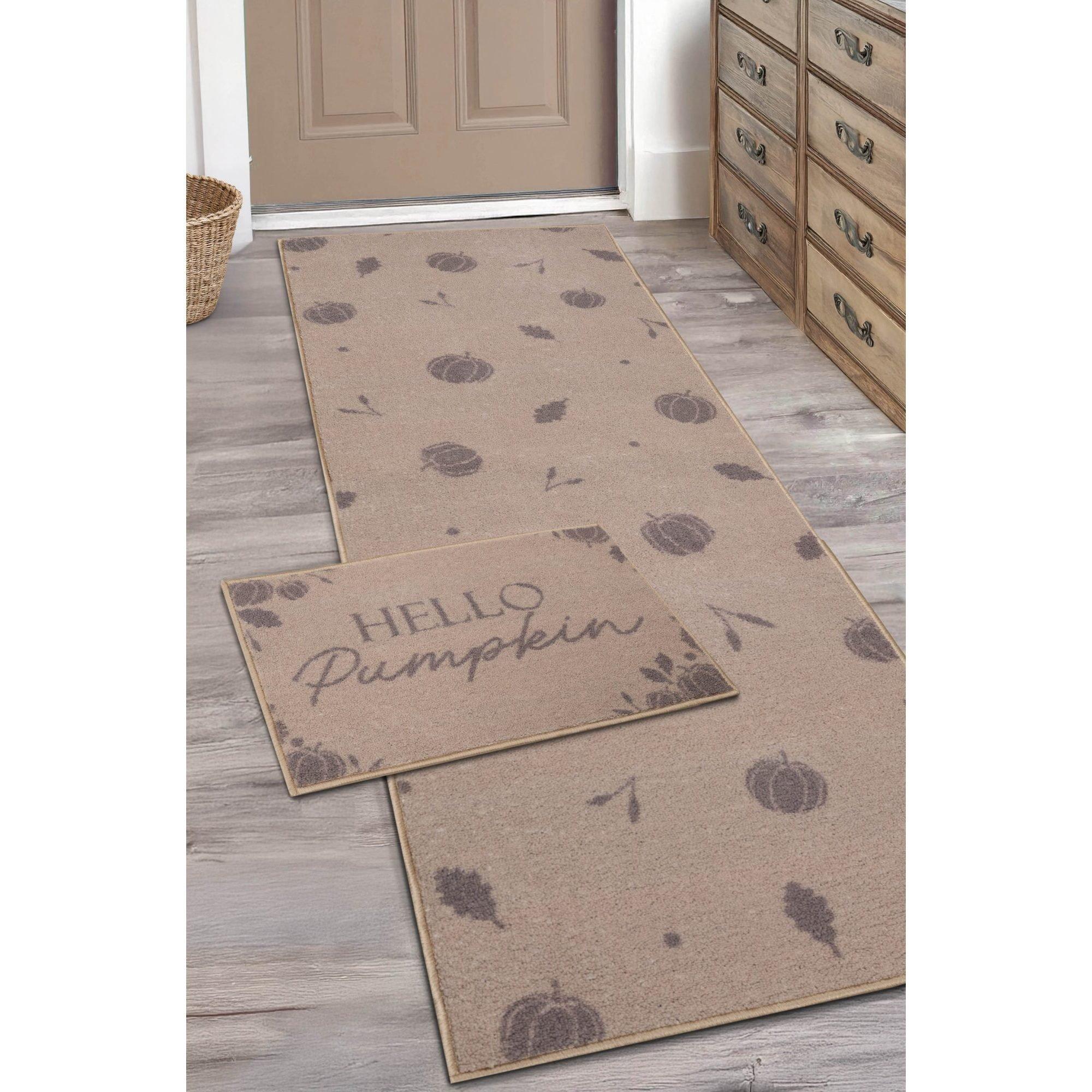 Natural - Homemaker - Hello Pumpkin Runner and Doormat - 1