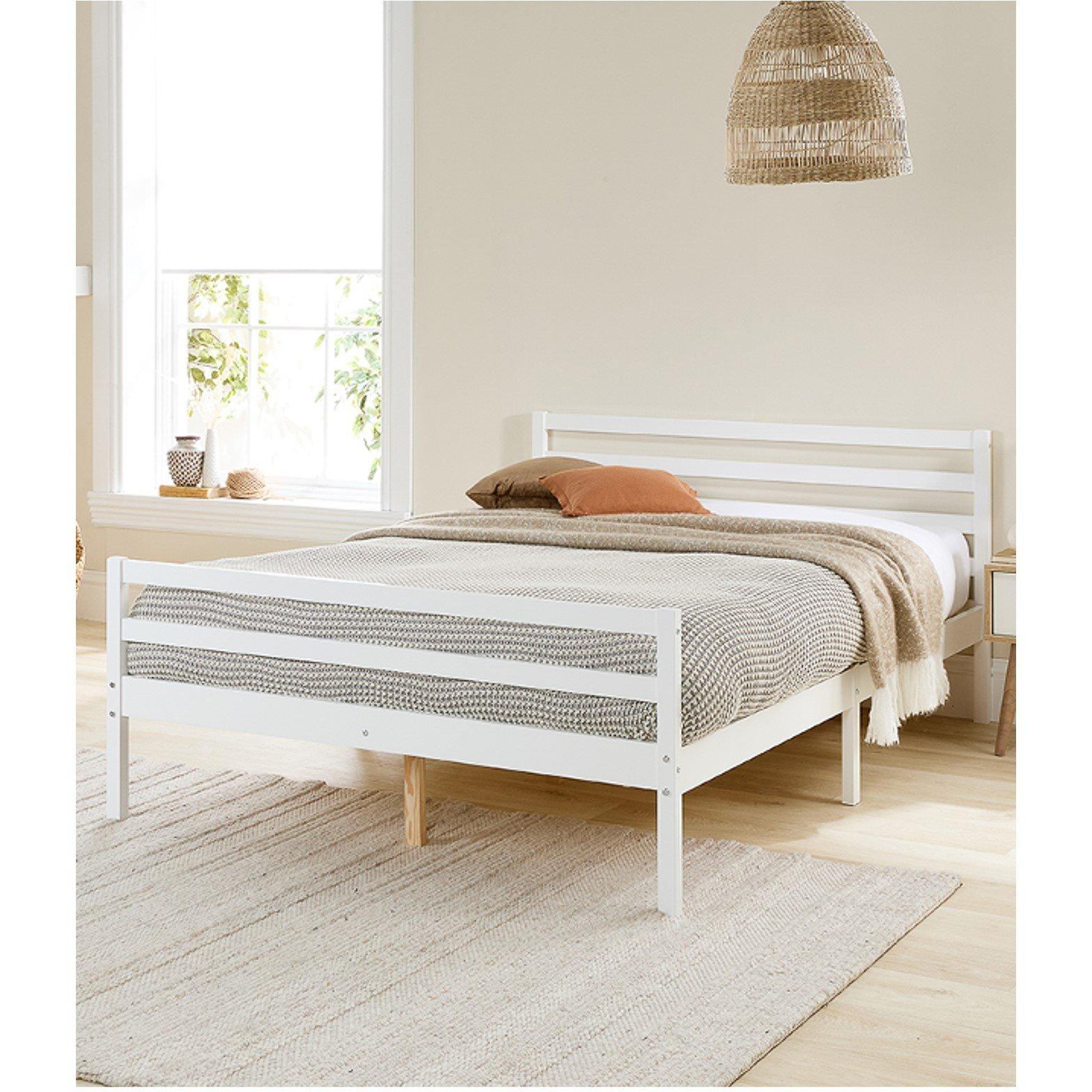 White - Aspire - Alpine Bed Frame - 1