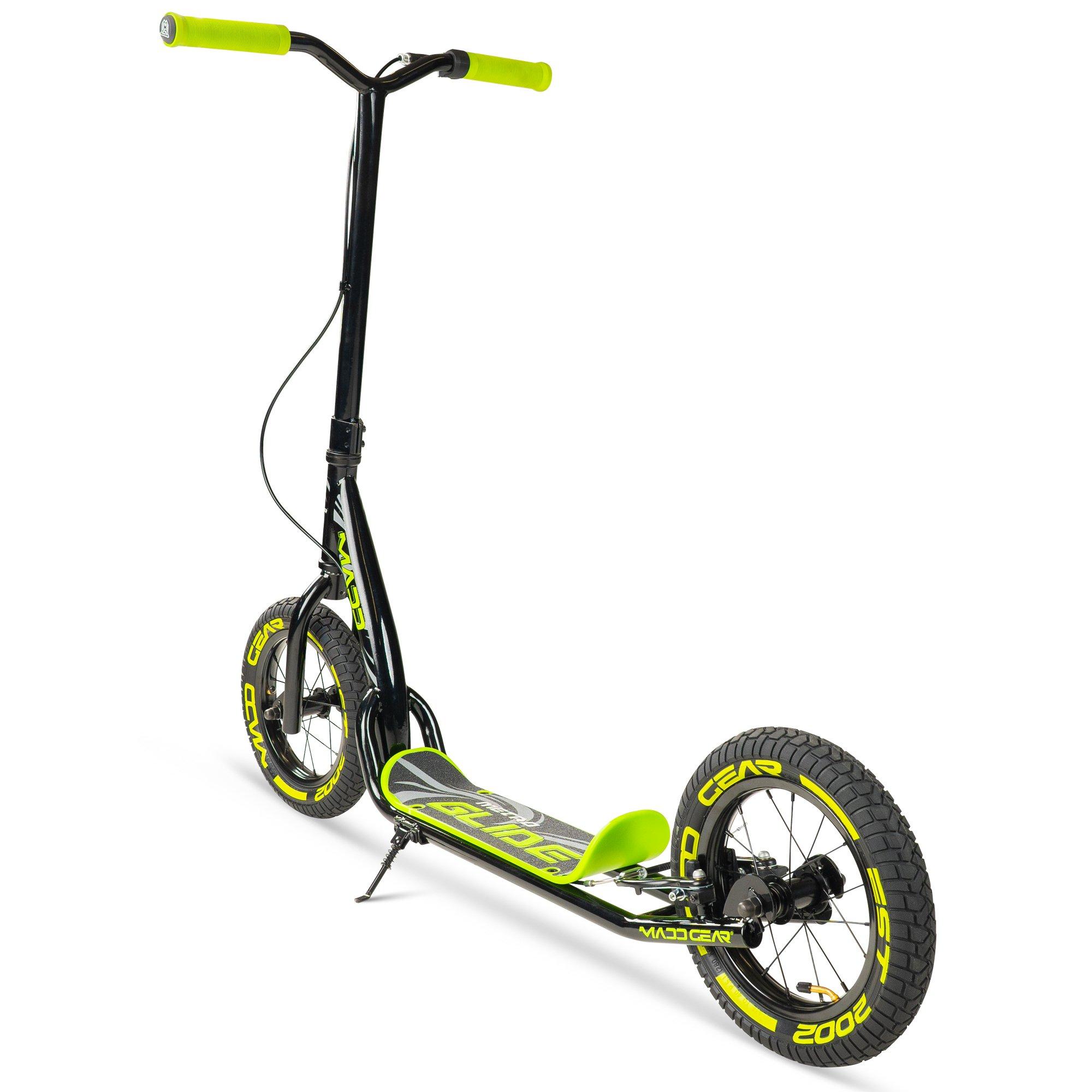 Black/Lime - Madd Gear - METRO GLIDE SCOOTER AIR TYRES FOR A SMOOTH RIDE - 4