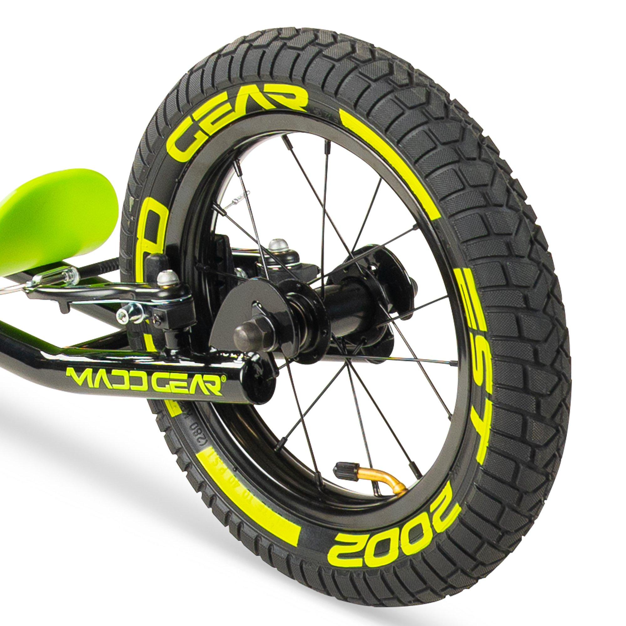 Black/Lime - Madd Gear - METRO GLIDE SCOOTER AIR TYRES FOR A SMOOTH RIDE - 6