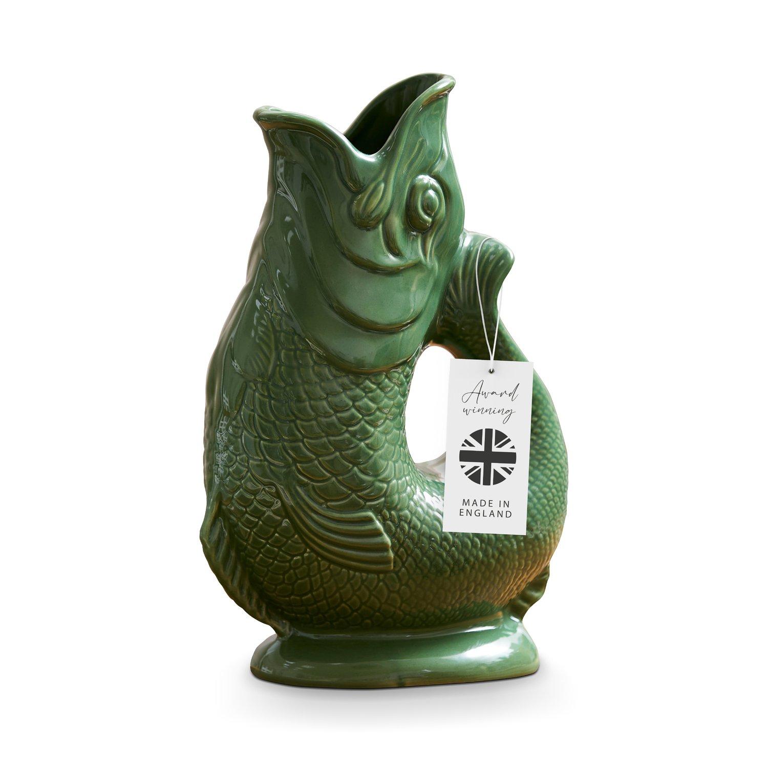 Green - WADE - Wade Fish Jug 0.6L Forest Green - 1