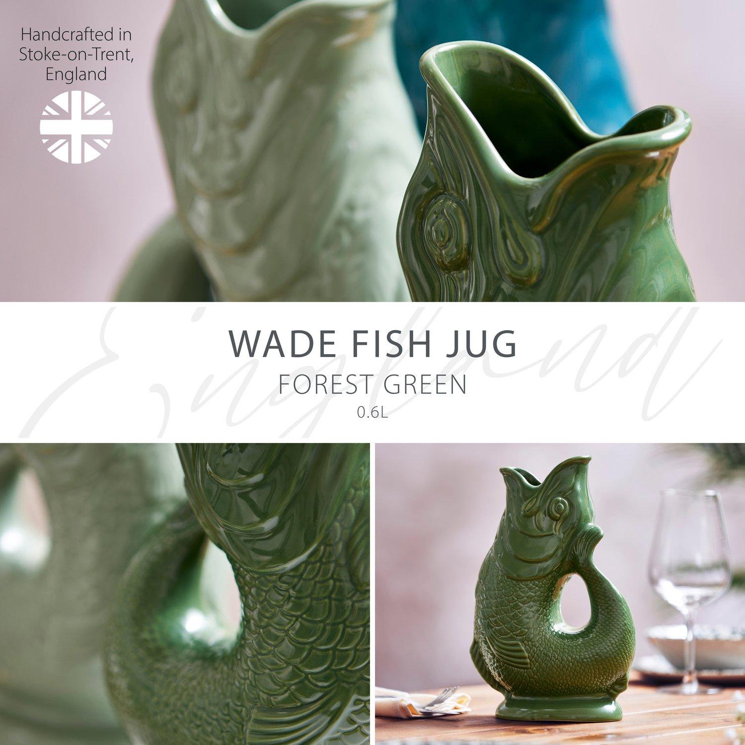 Green - WADE - Wade Fish Jug 0.6L Forest Green - 2