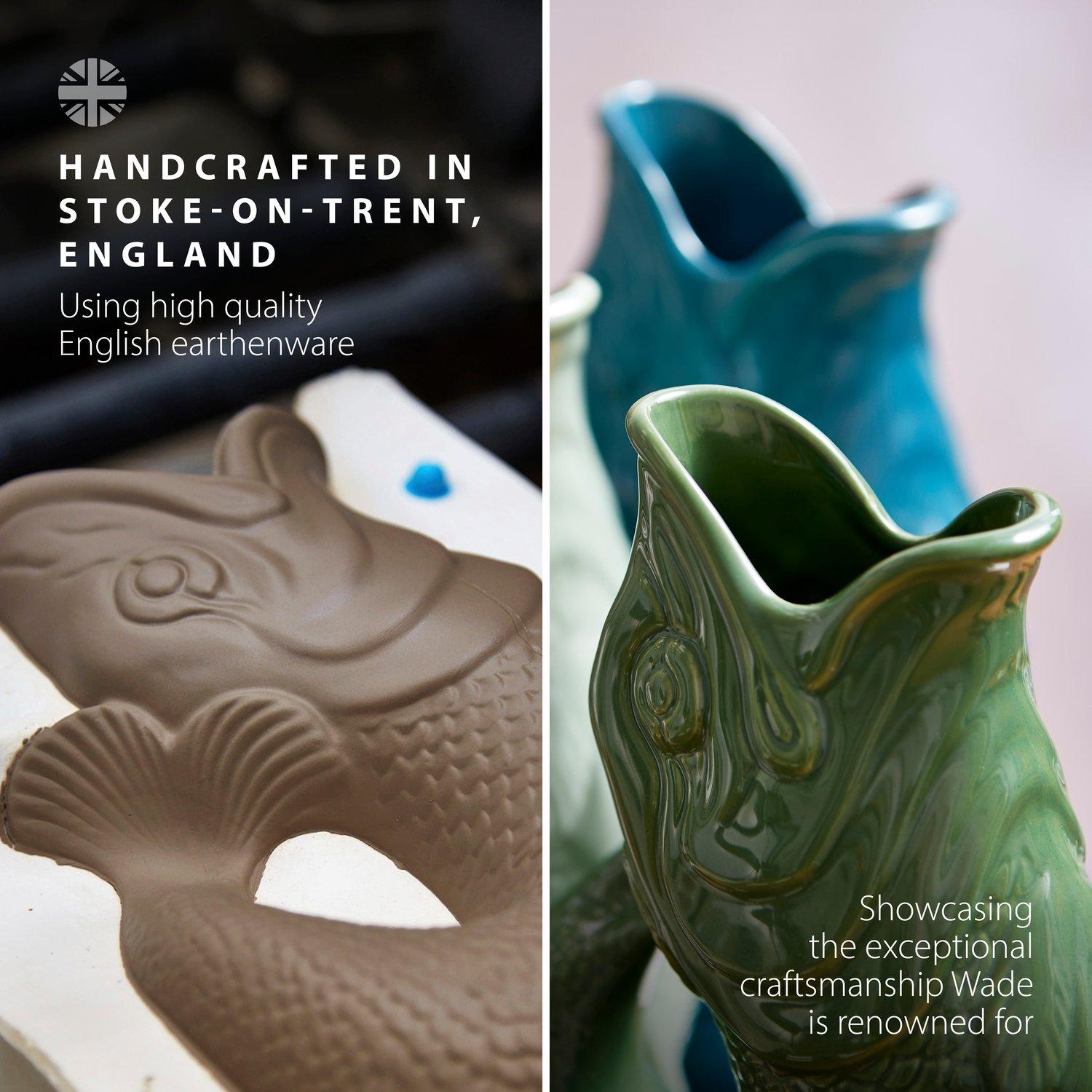 Green - WADE - Wade Fish Jug 0.6L Forest Green - 5