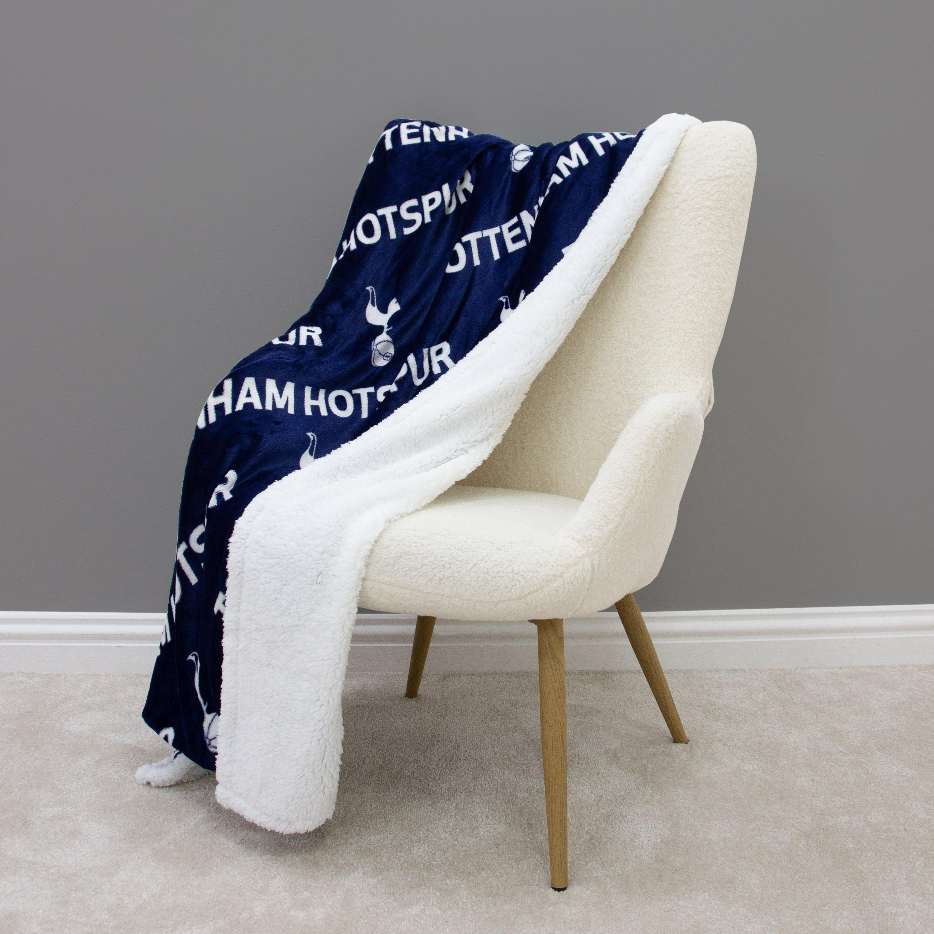 Multi - Tottenham FC - Tottenham FC Sherpa Fleece Blanket - 1