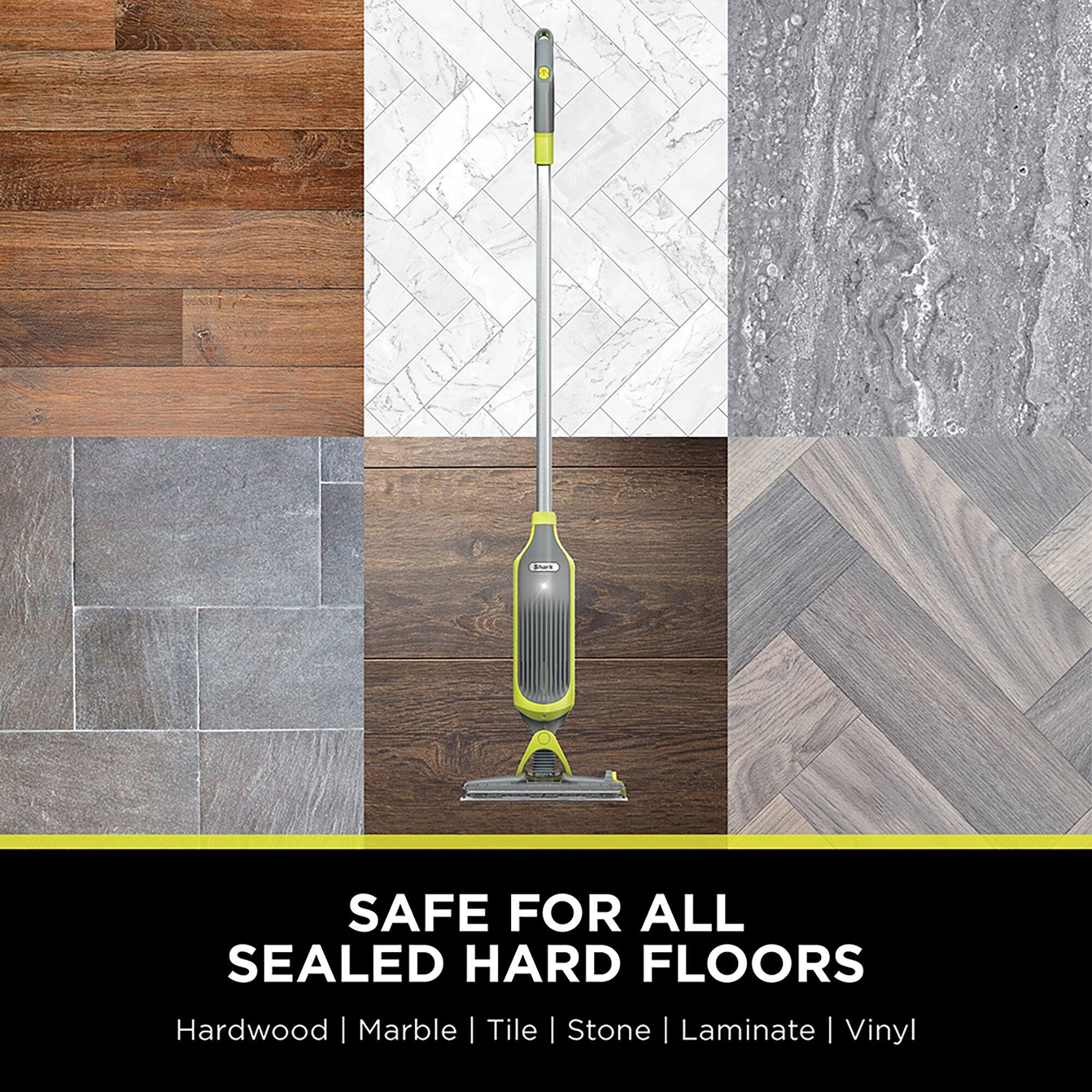 Grey - Shark - Shark VacMop Cordless 2-in-1 Vacuum Mop with Targe - 12