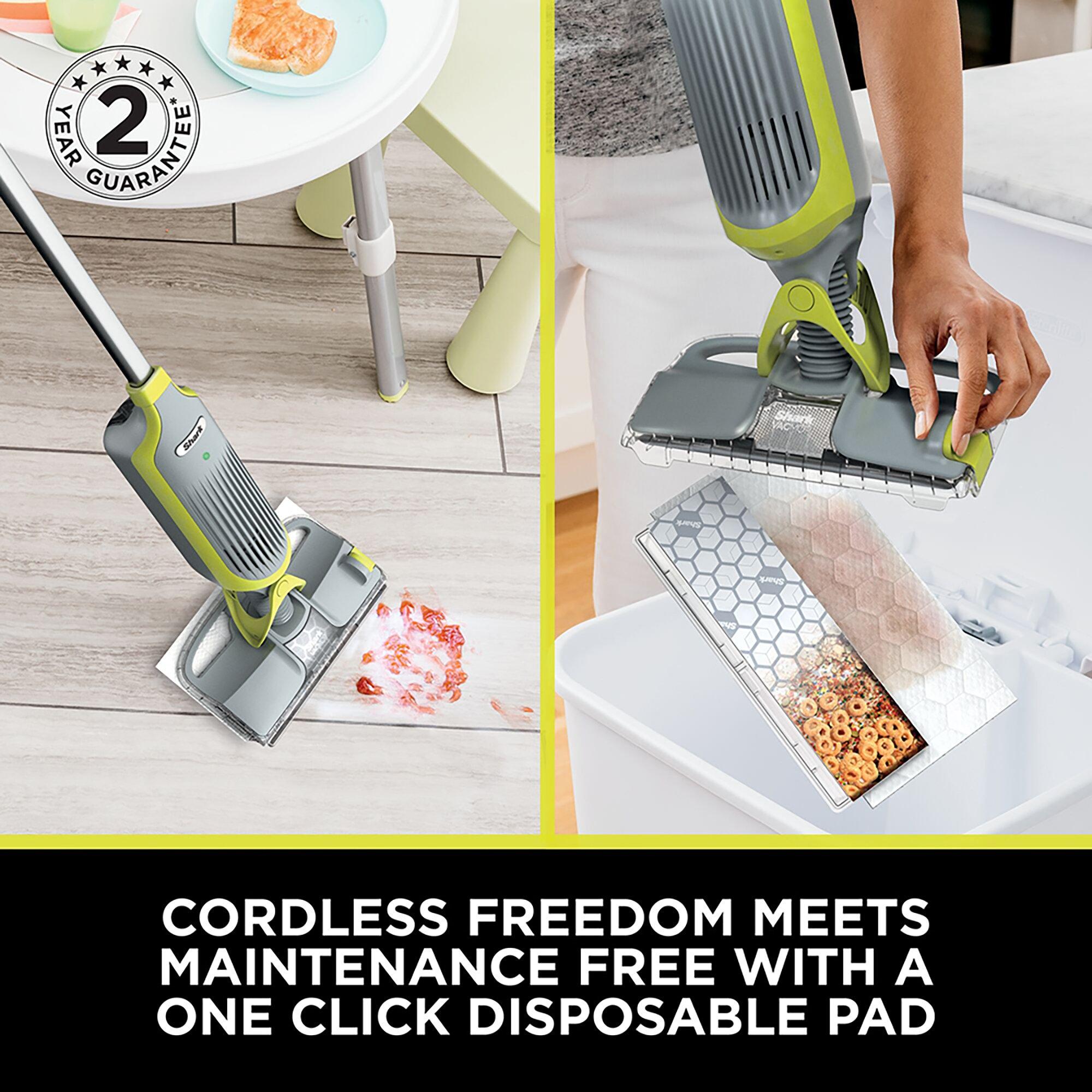 Grey - Shark - Shark VacMop Cordless 2-in-1 Vacuum Mop with Targe - 5