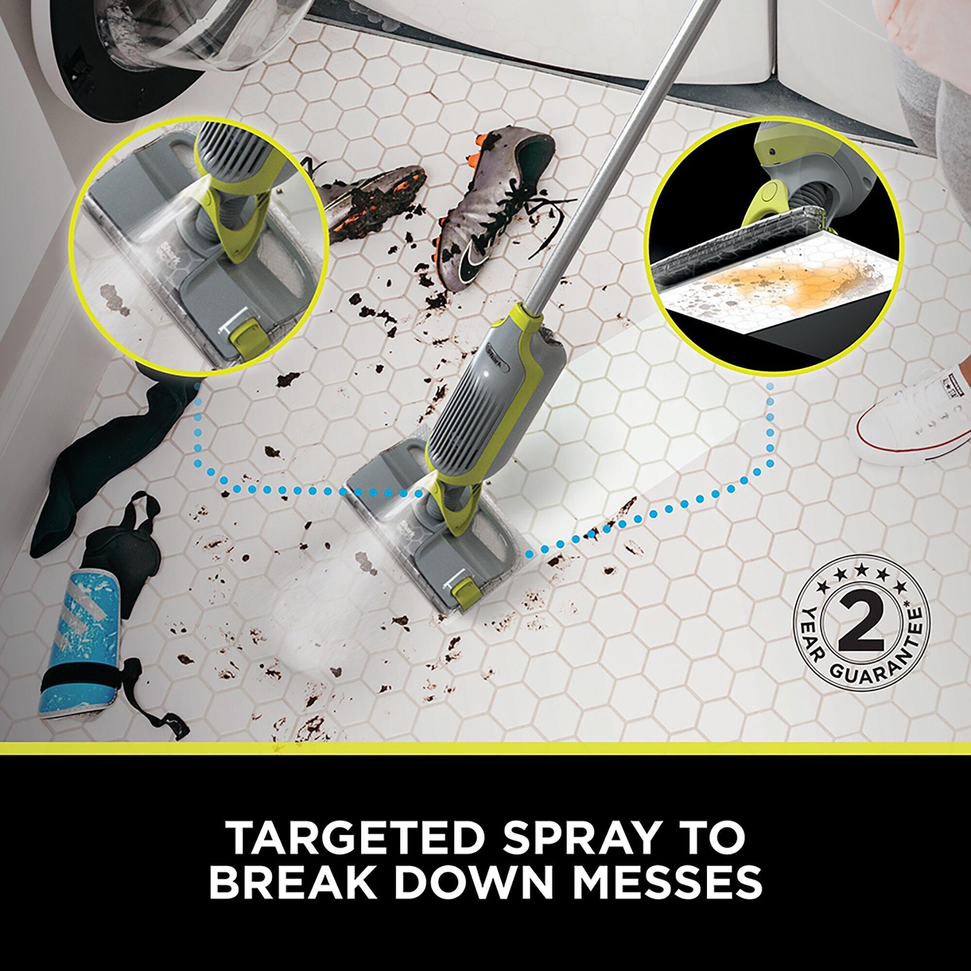 Grey - Shark - Shark VacMop Cordless 2-in-1 Vacuum Mop with Targe - 9