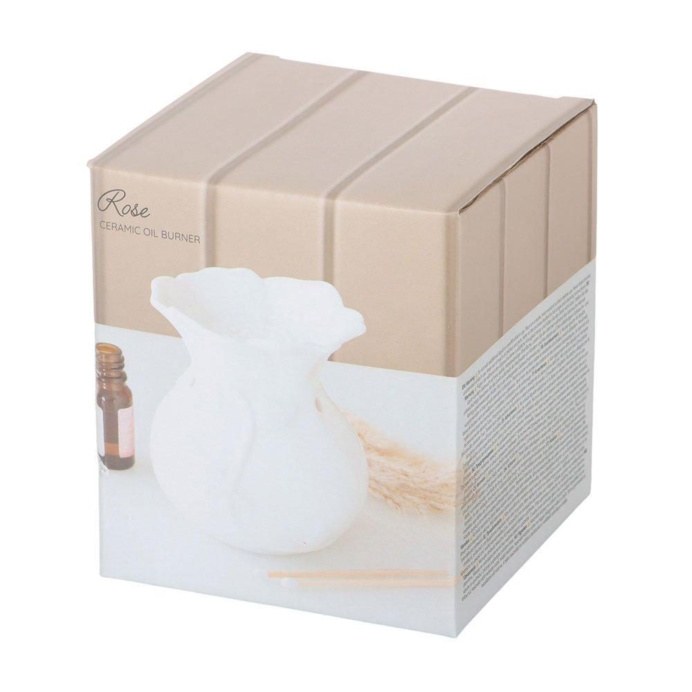 White - Something Different - White Rose Oil Burner - 5
