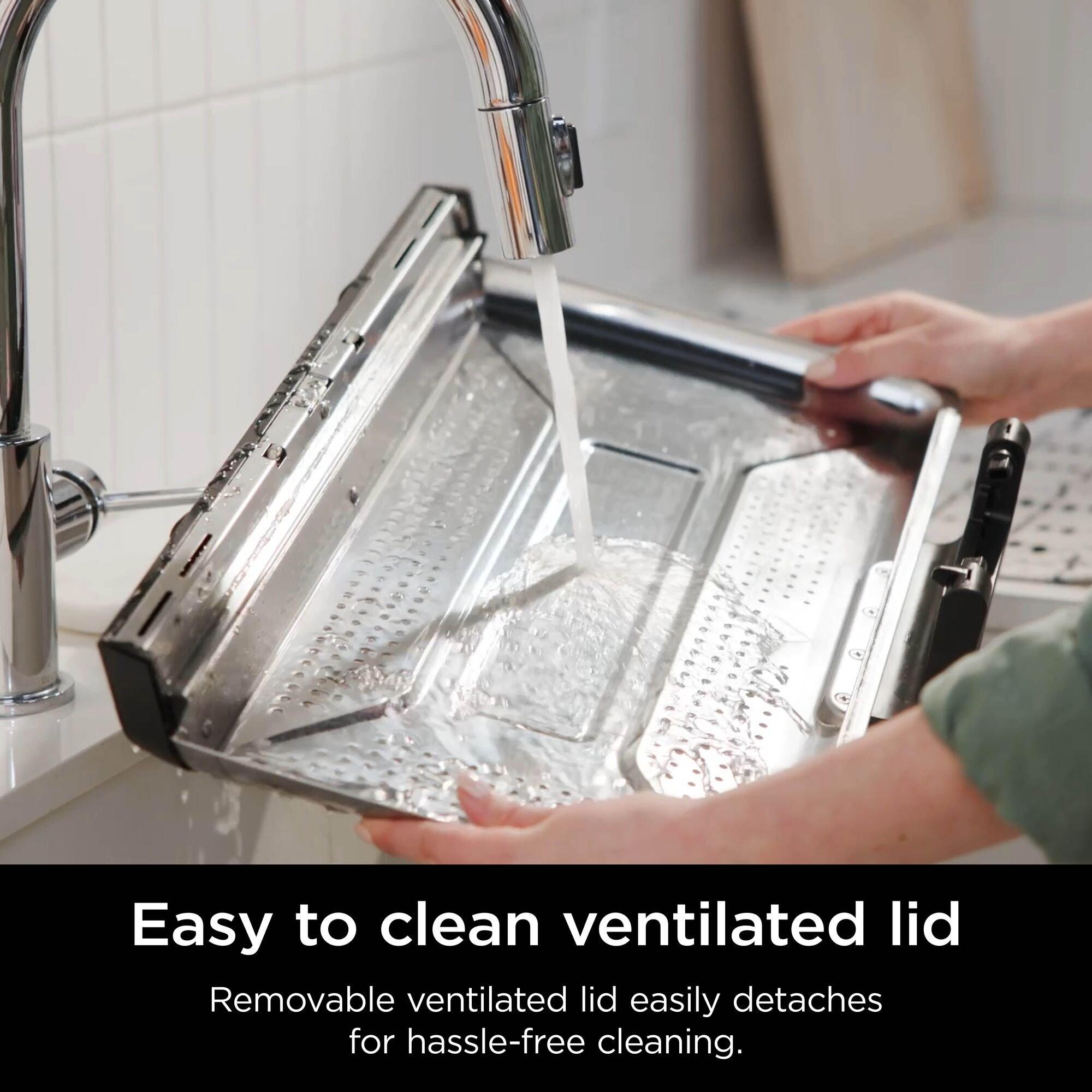 Silver - Ninja - Sizzle Pro XL Grill & Flat Plate GX101UK - 16