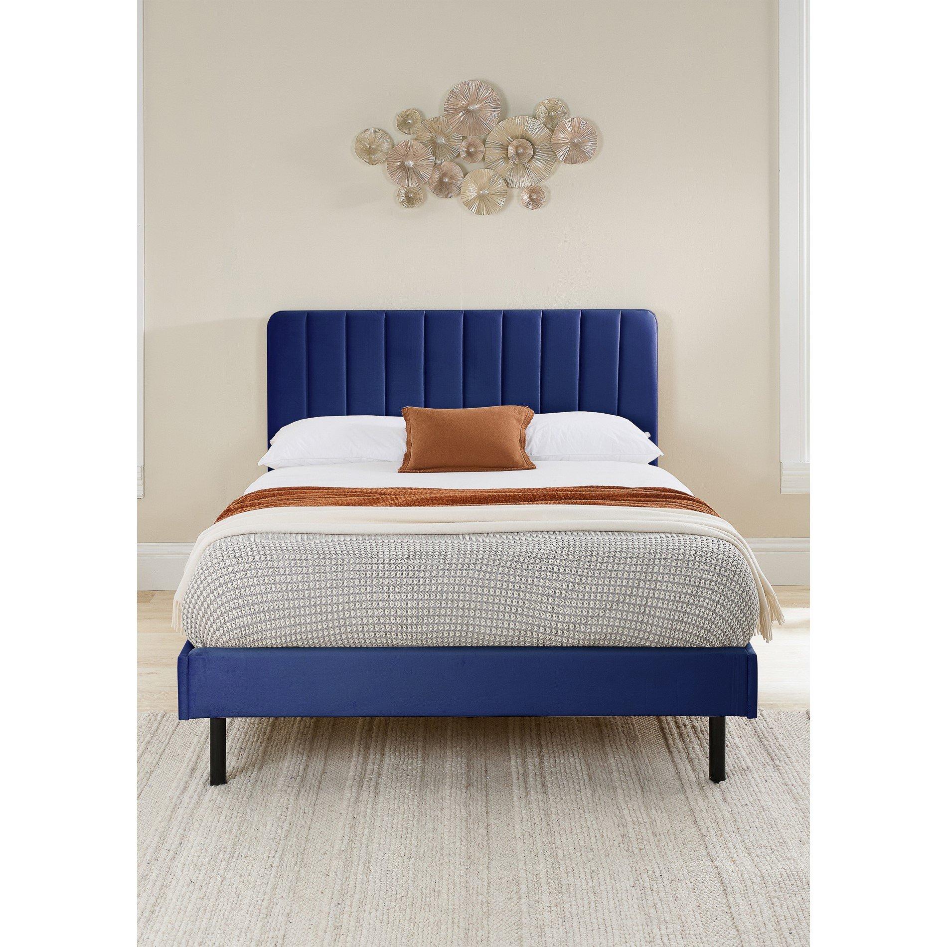 Blue - Aspire - Rosella Upholstered Bed - 2