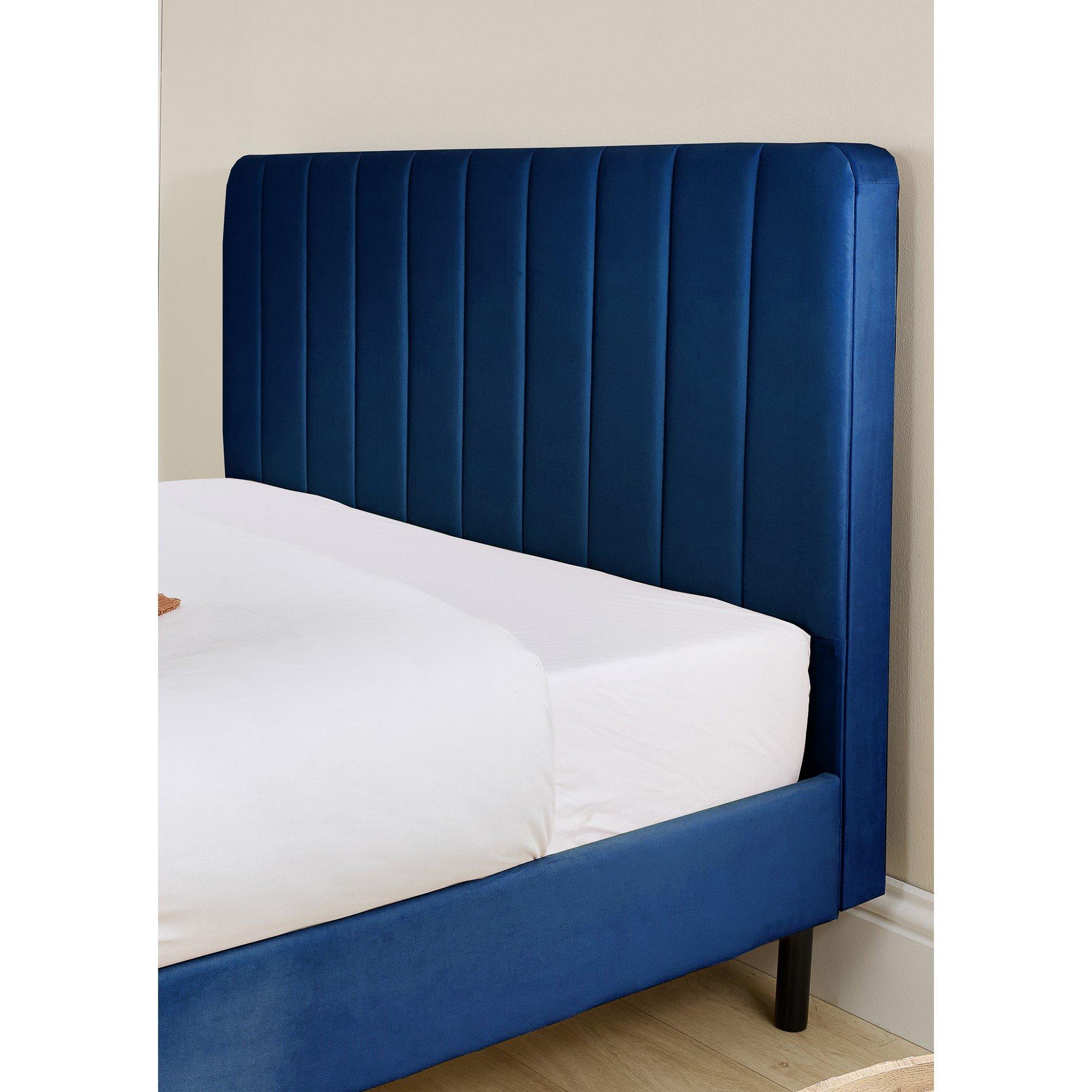 Blue - Aspire - Rosella Upholstered Bed - 3