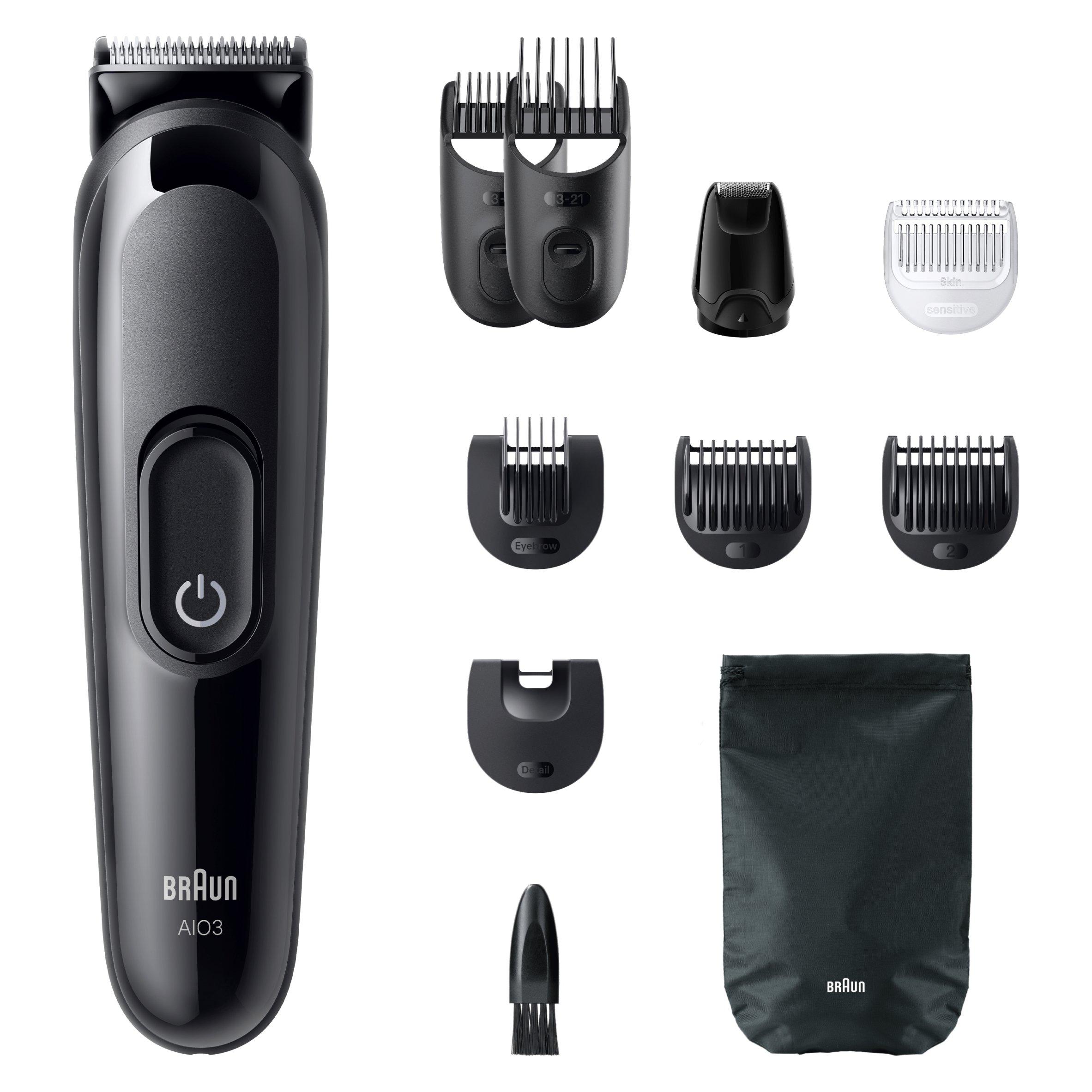 Black - Braun - Braun AIO3560 All-in-one Trimmer BLK - 3