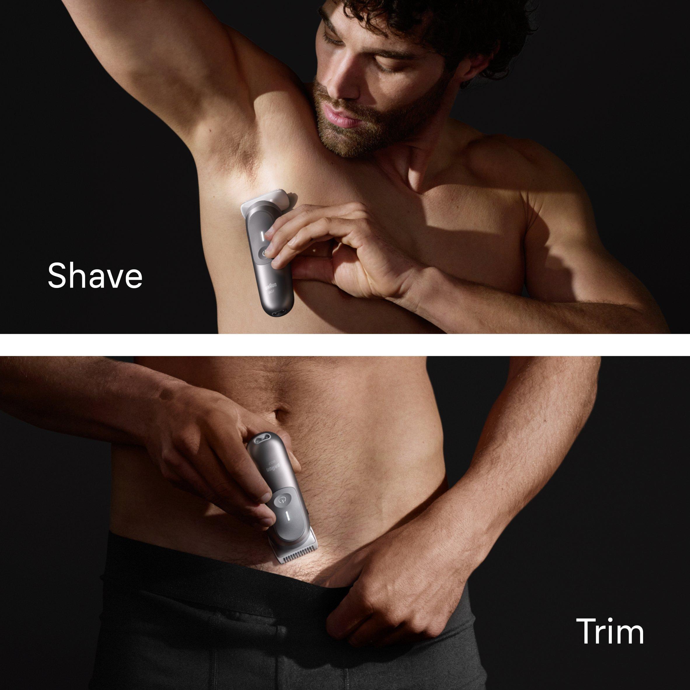 Grey - Braun - Braun BG7550 Body Groomer SPCGRY - 6