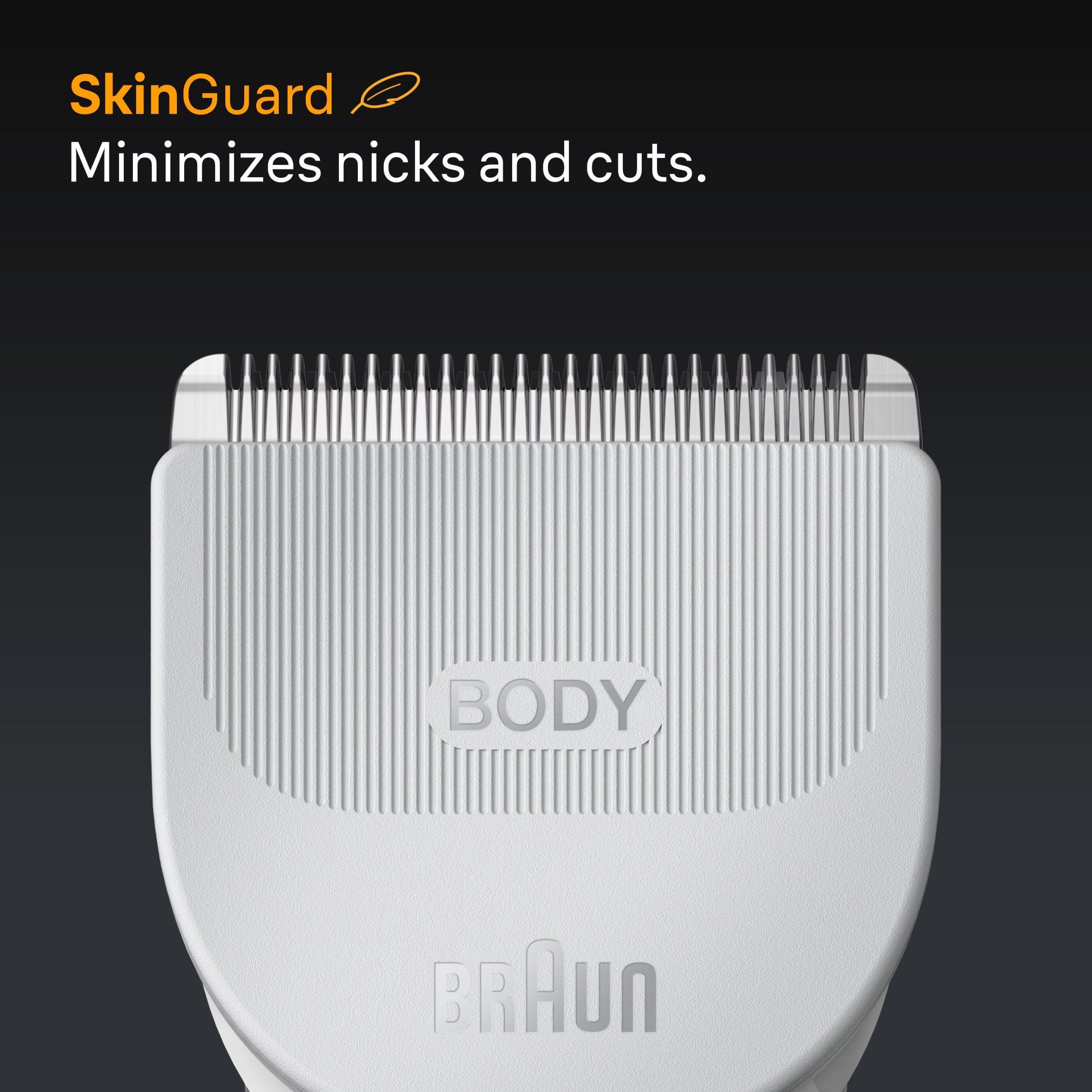 Grey - Braun - Braun BG5550 Body Groomer LGHTGREY - 4