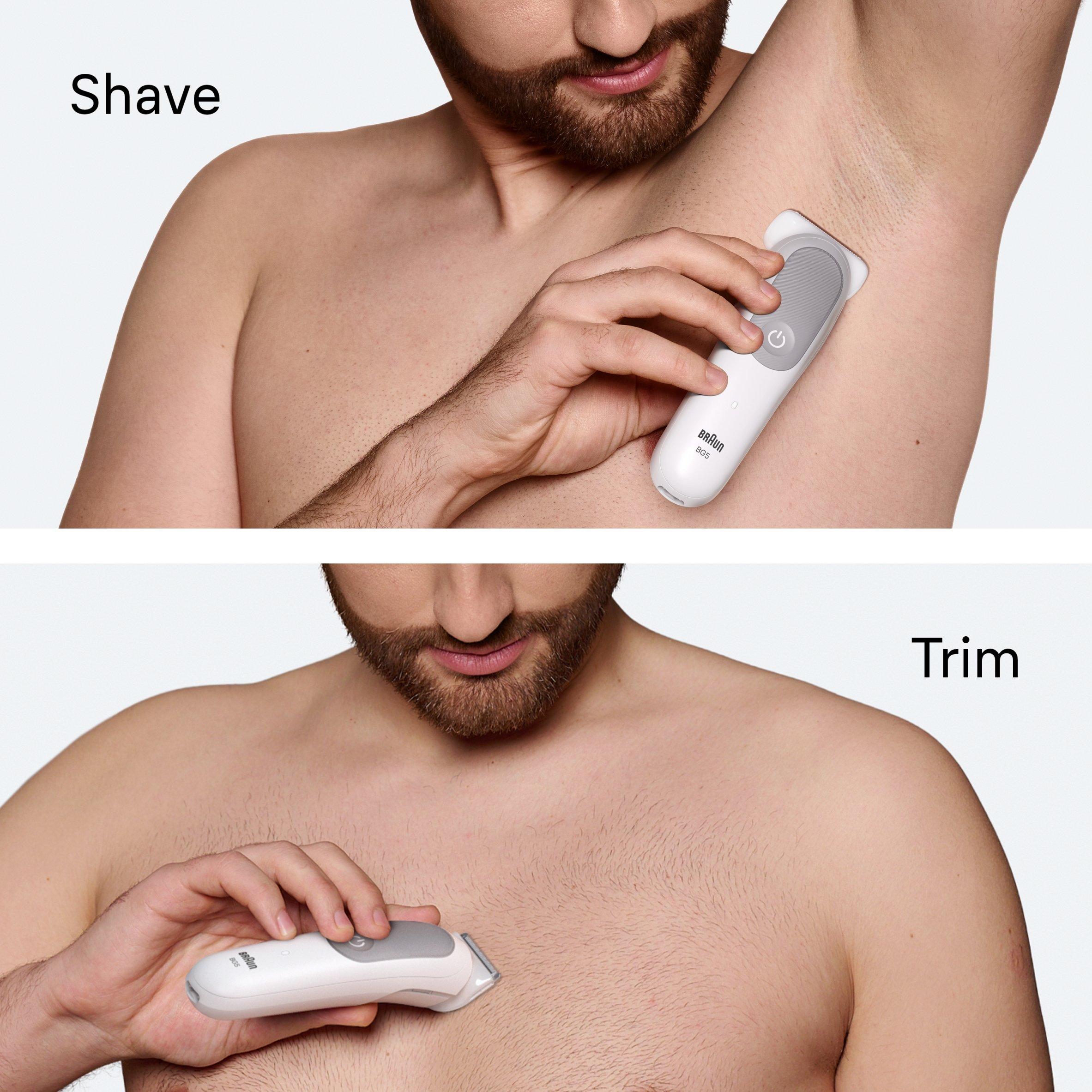 Grey - Braun - Braun BG5550 Body Groomer LGHTGREY - 5
